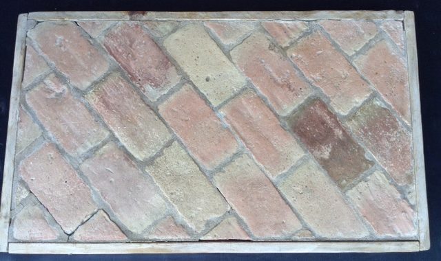 Pavimento in cotto antico 20 x 10 cm
