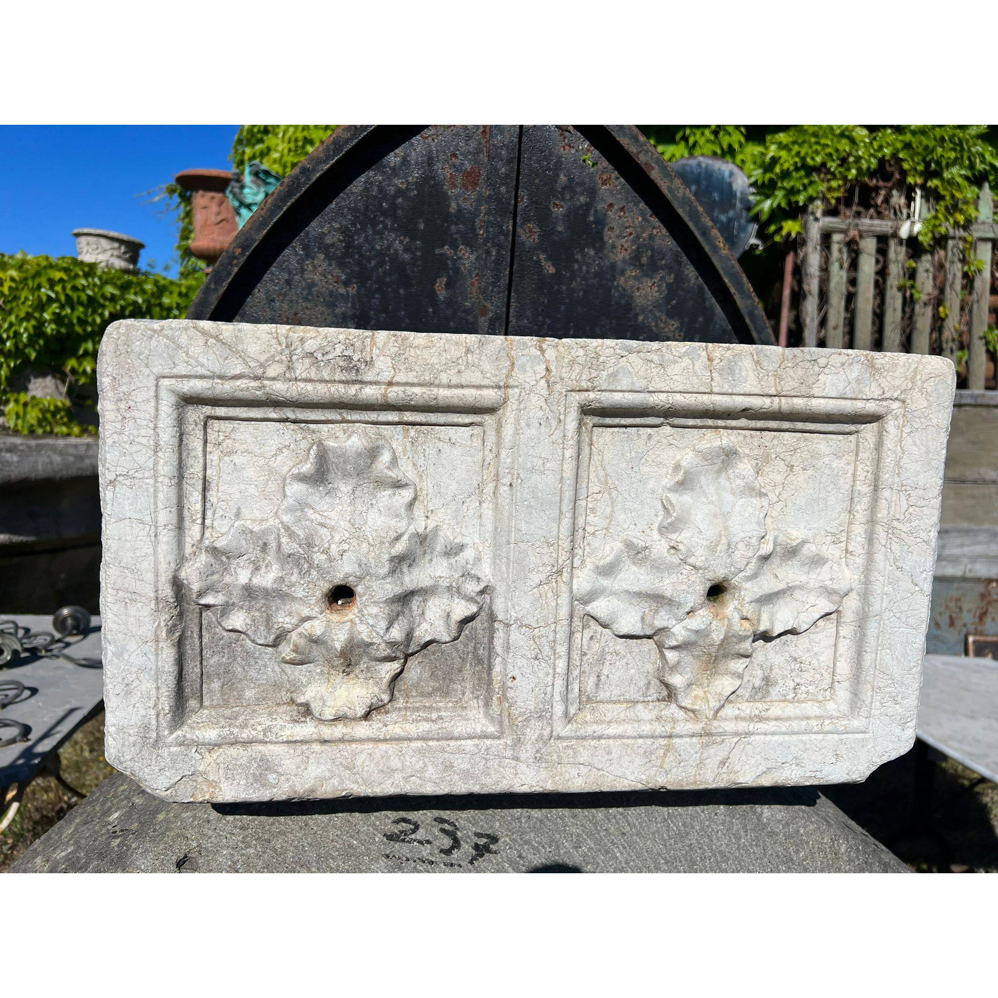 16th century wall fountain