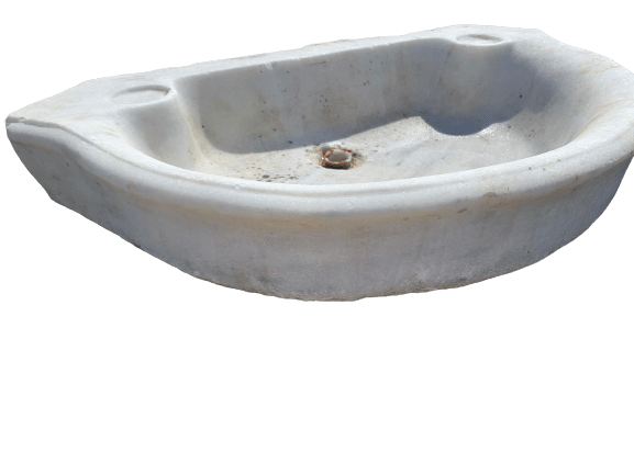 Antique sink in reclaimed marble - LAV 083