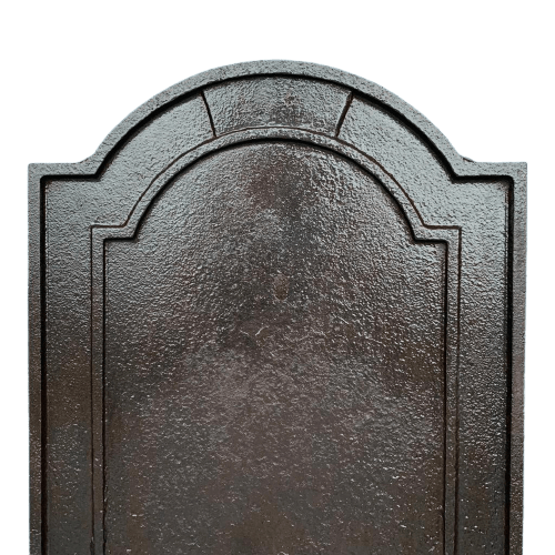 Piastra da camino con doppia cornice