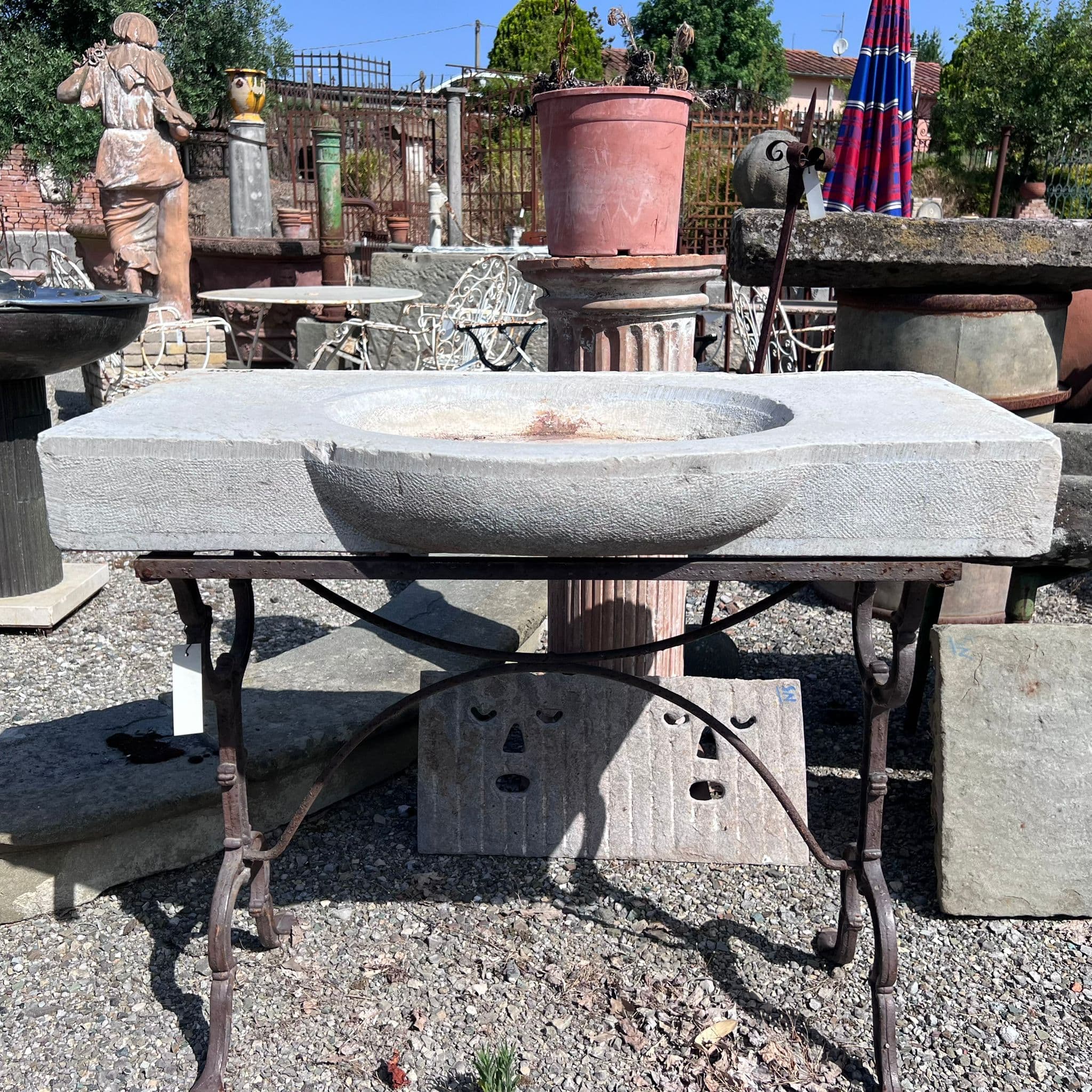 Light stone sink - LAV 100