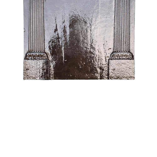 Fondale da camino con colonne