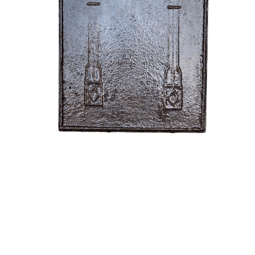 Fondale di camino - decorazione semplice