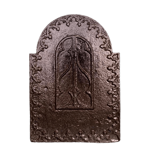 Ghisa in stile gotico da camino