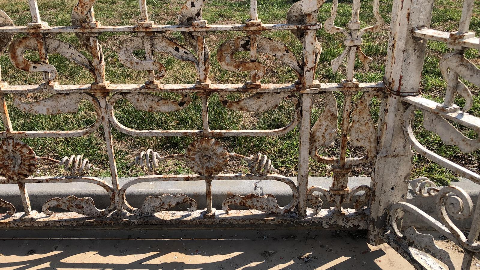 Cancello in ferro 340 cm