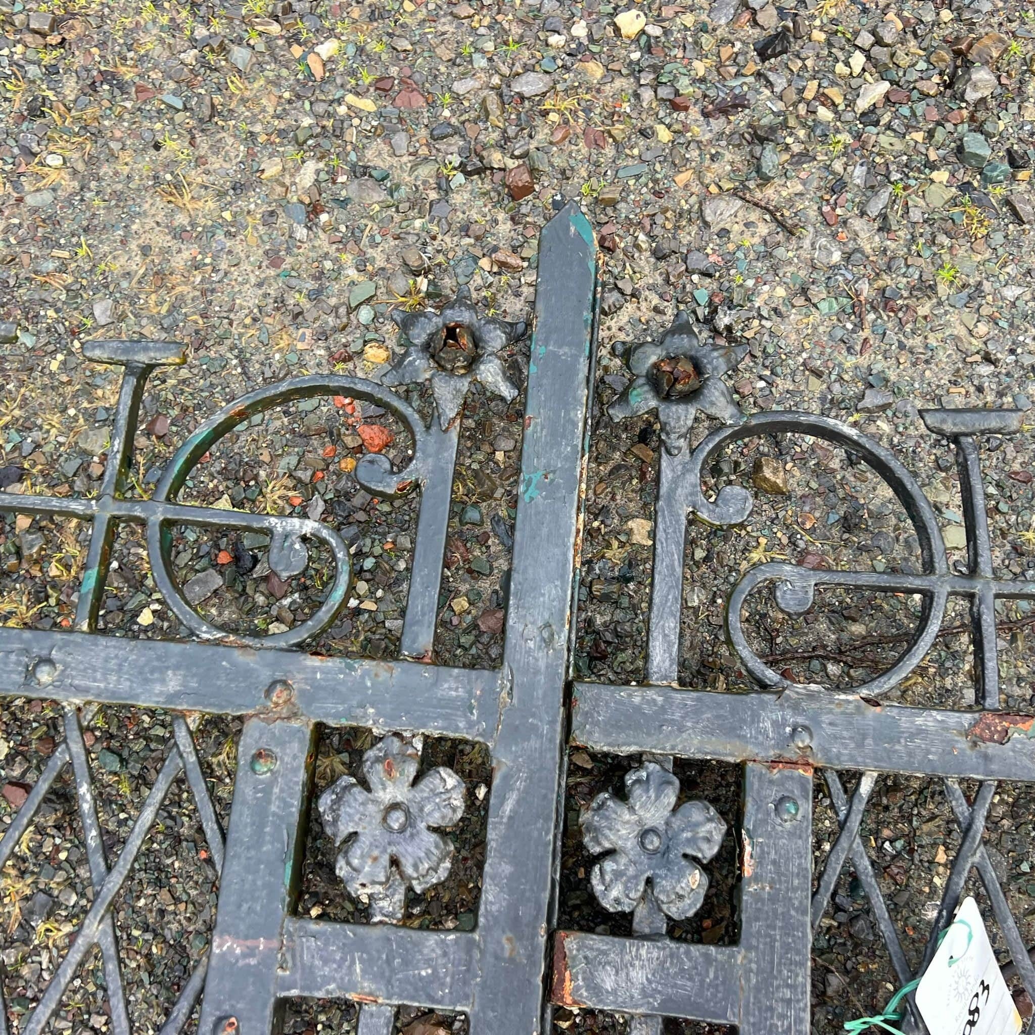 Cancello in ferro con colonne