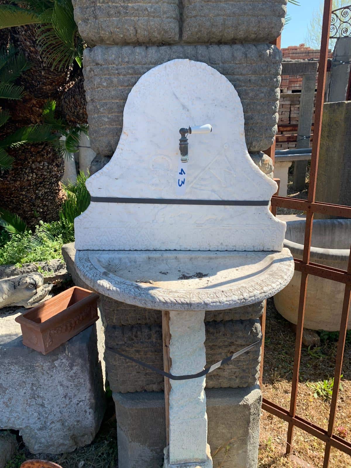 Ancient wall fountain