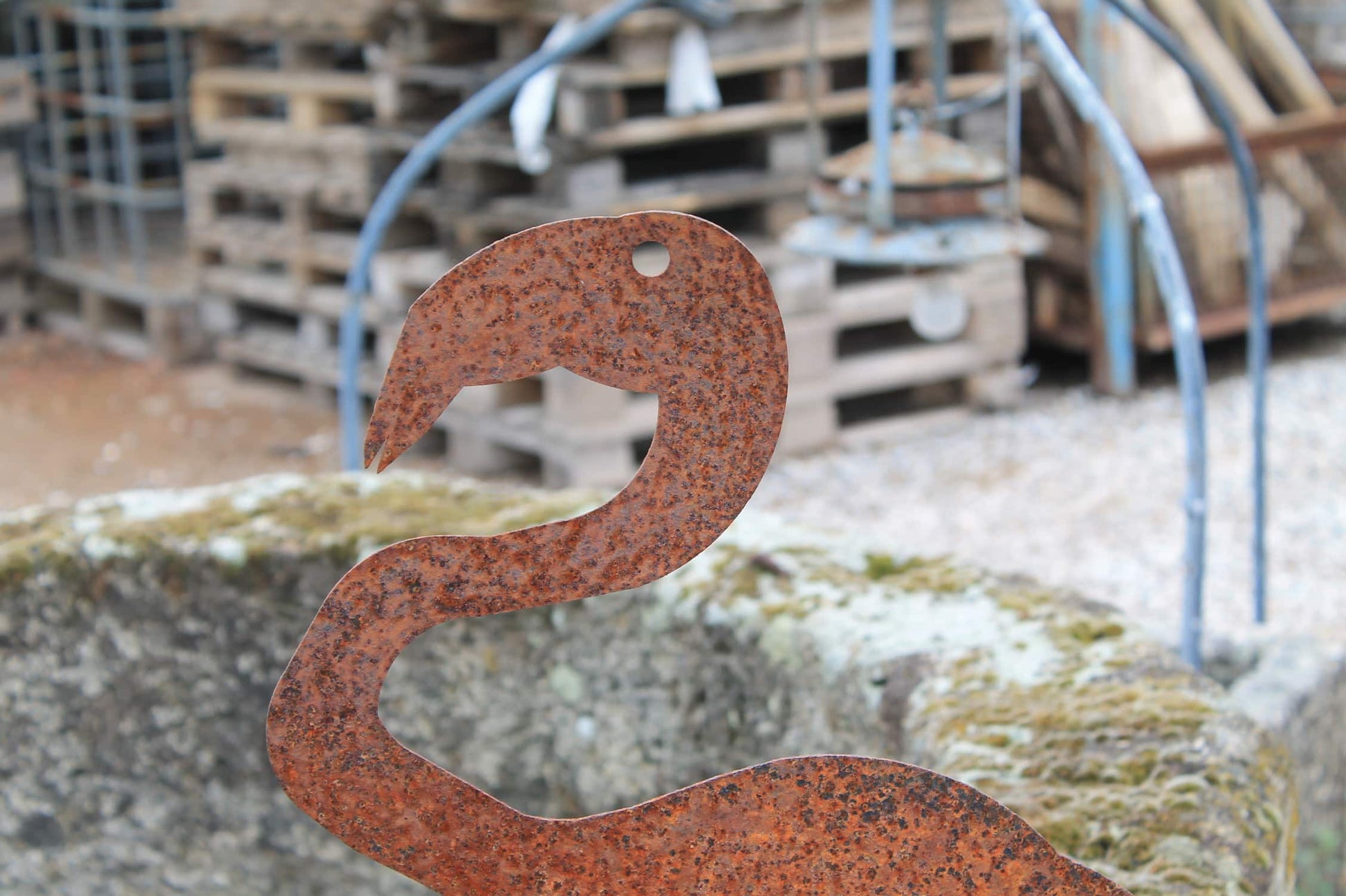 Animali di ferro per giardino 