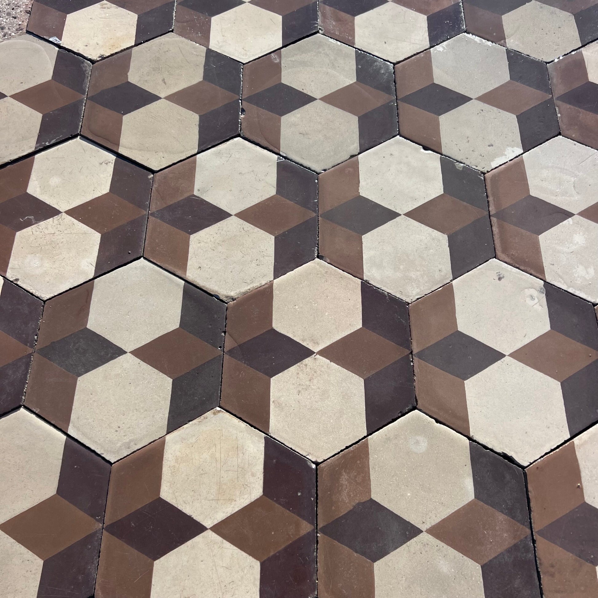 Antica cementina esagonale 