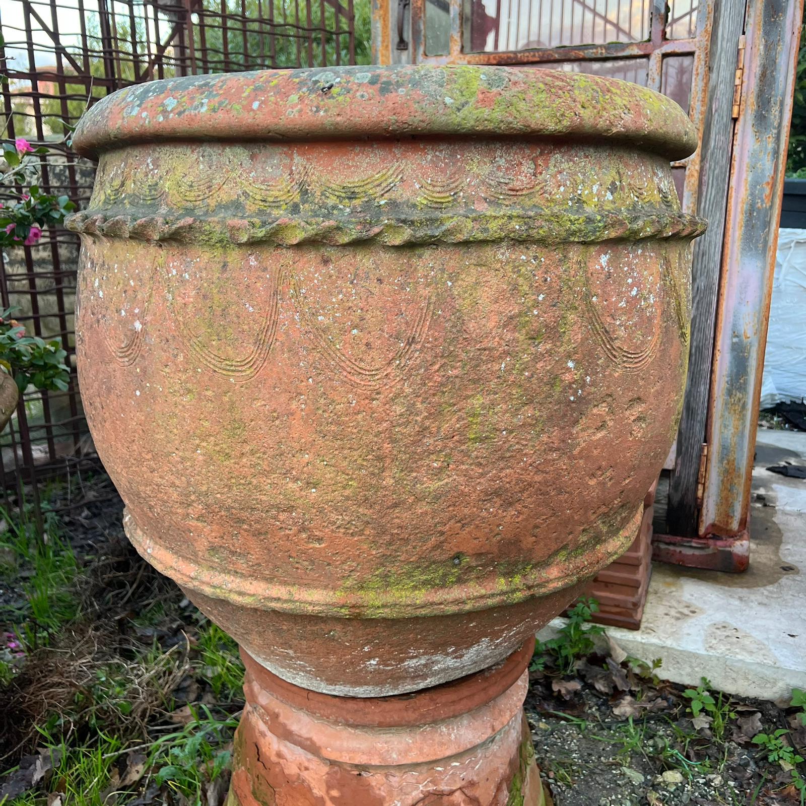 Antica conca recuperata 