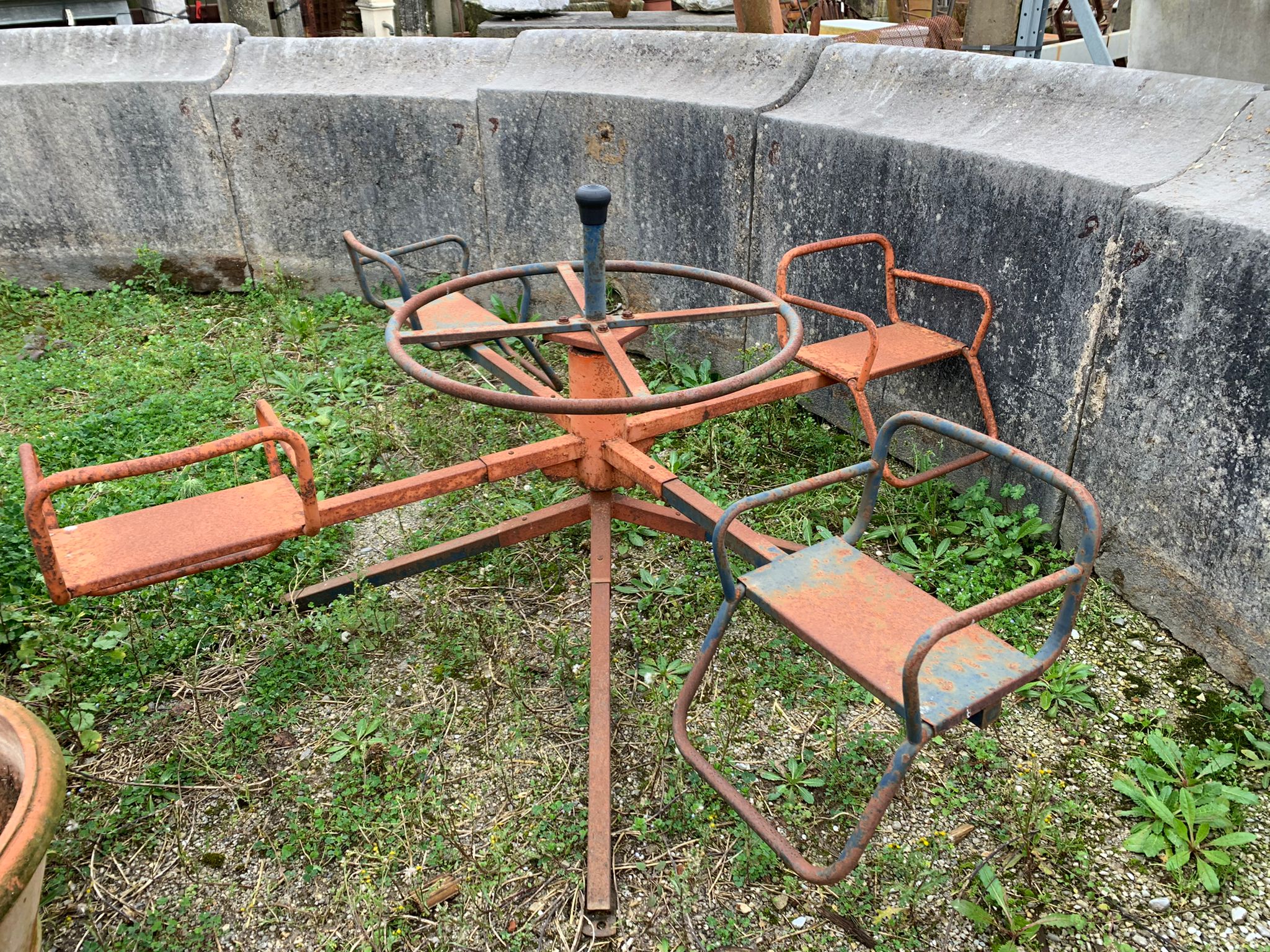 Antica giostra vintage 