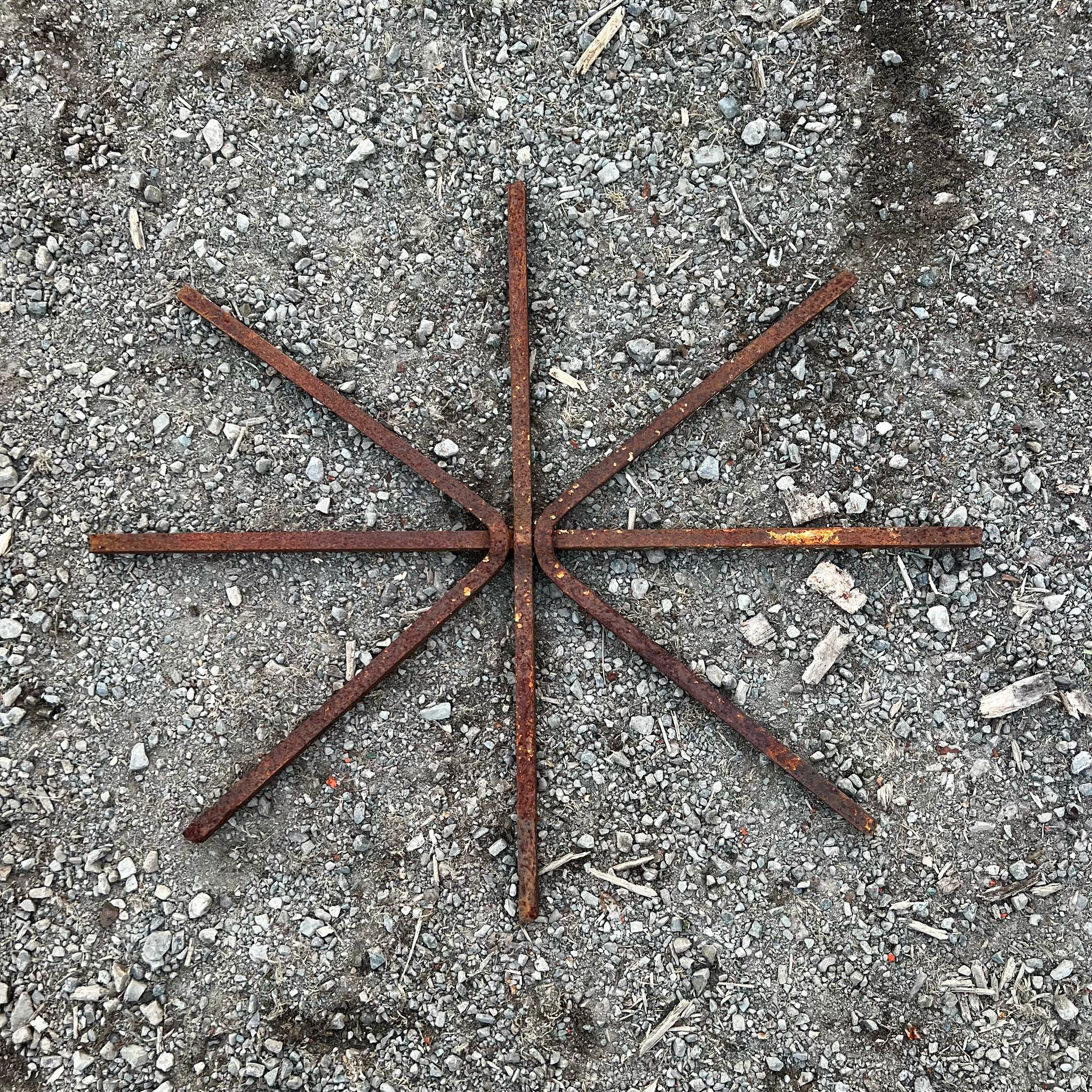 Antica grata in ferro 