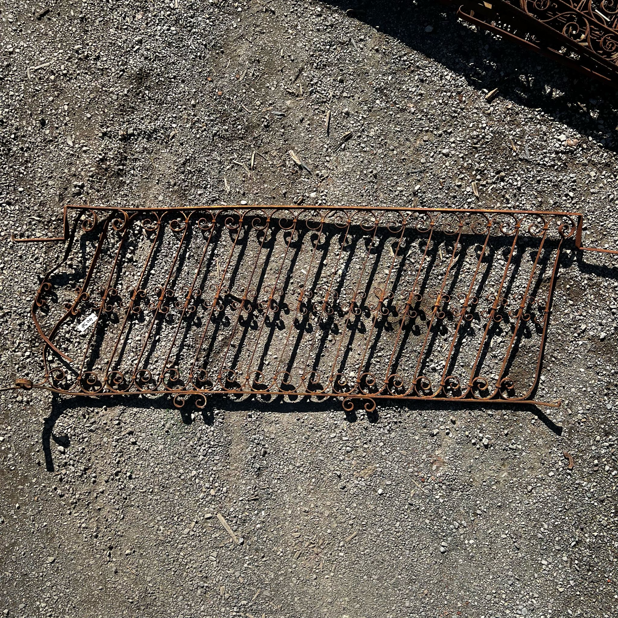 Antica ringhiera di ferro recuperata 