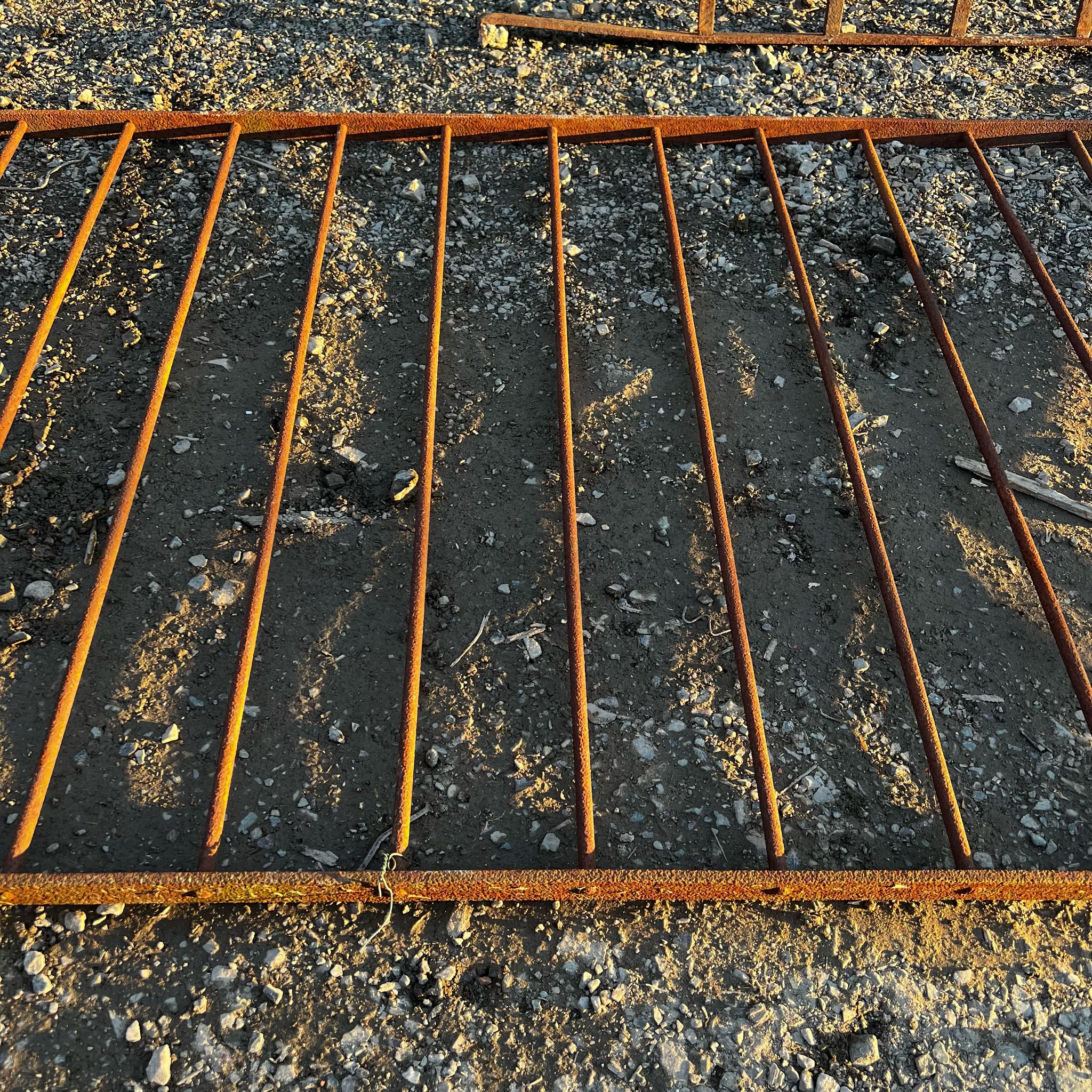 Antica ringhiera in ferro vecchio 