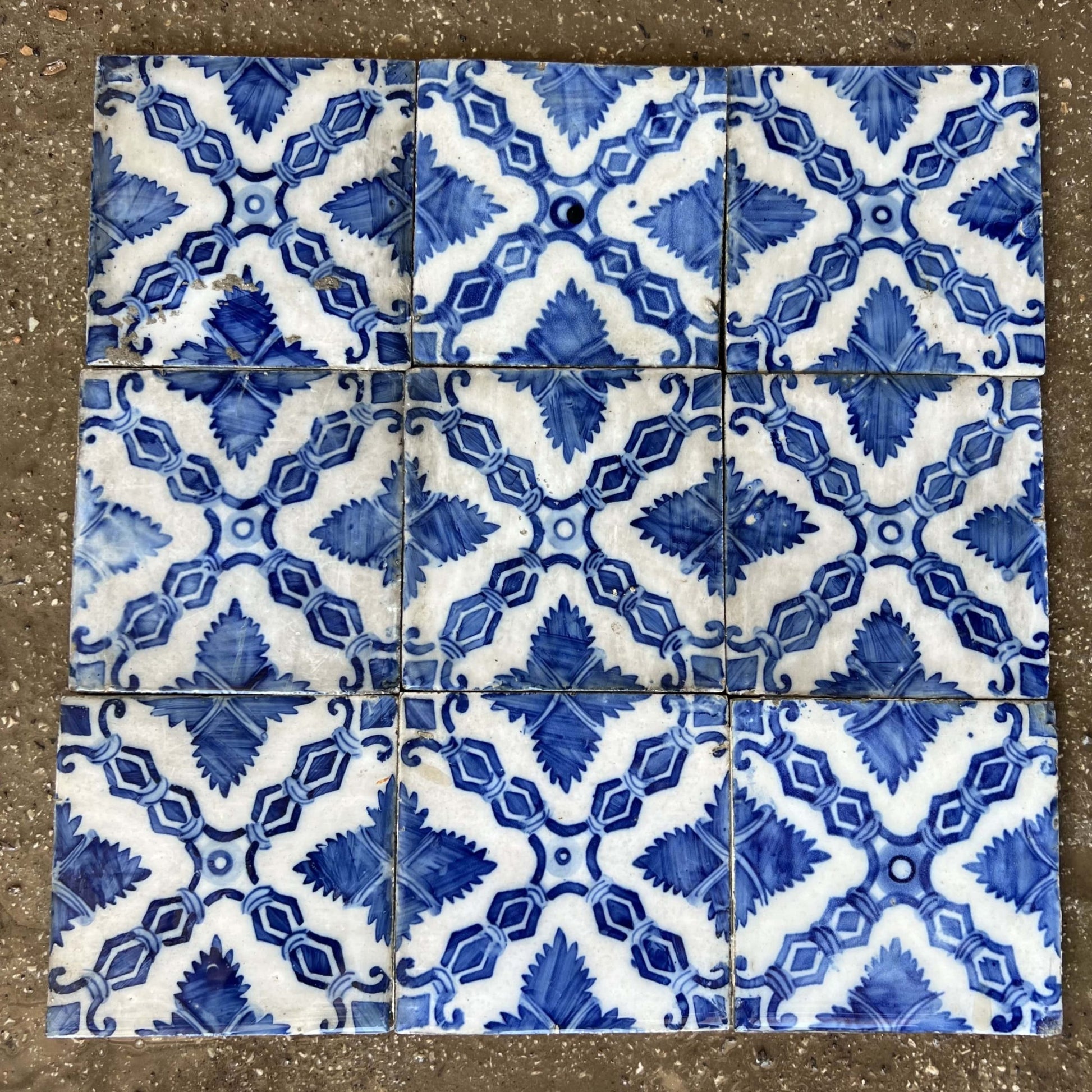 Antiche azulejos blu 