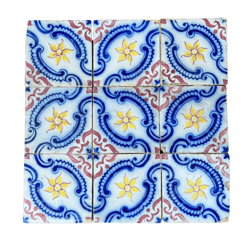 Antiche azulejos decorate 