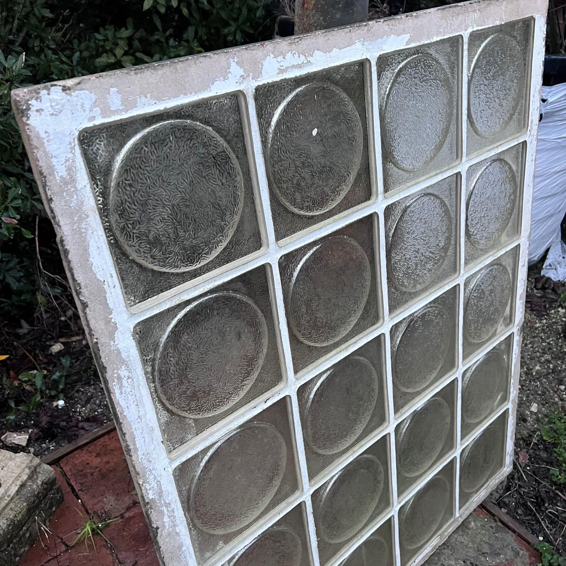 Antichi infissi con vetrata