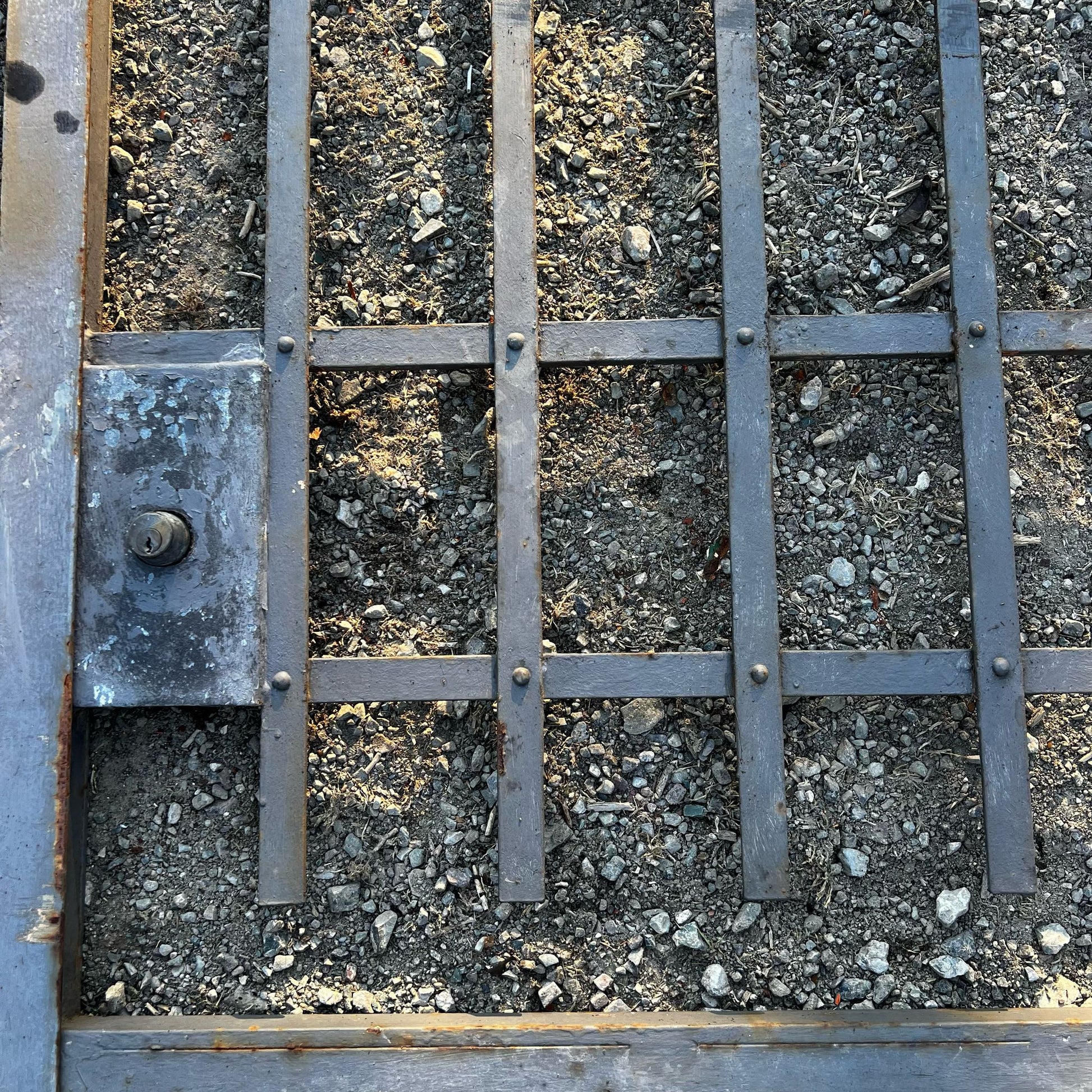 Antico cancello in ferro 