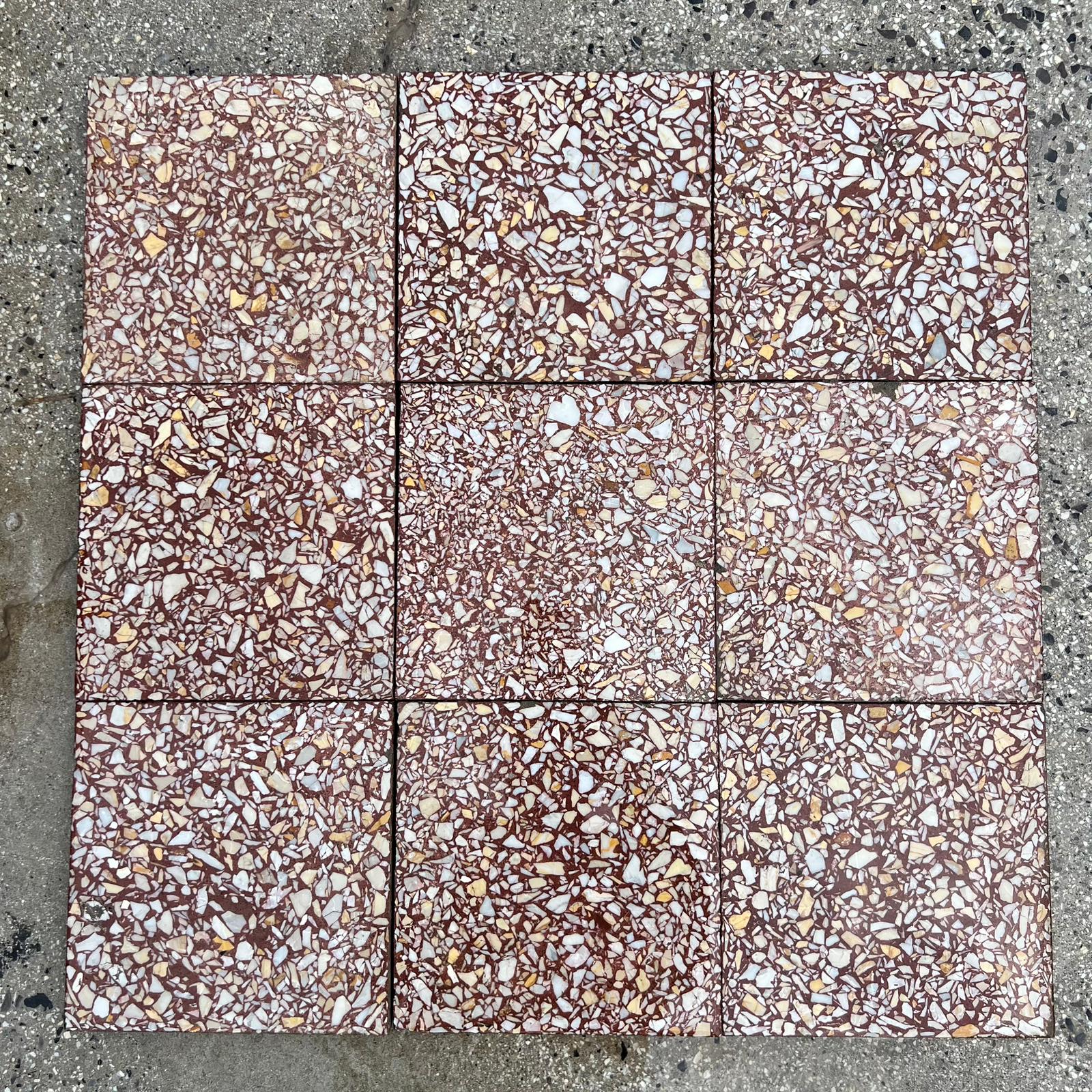 Antico pavimento in graniglia 