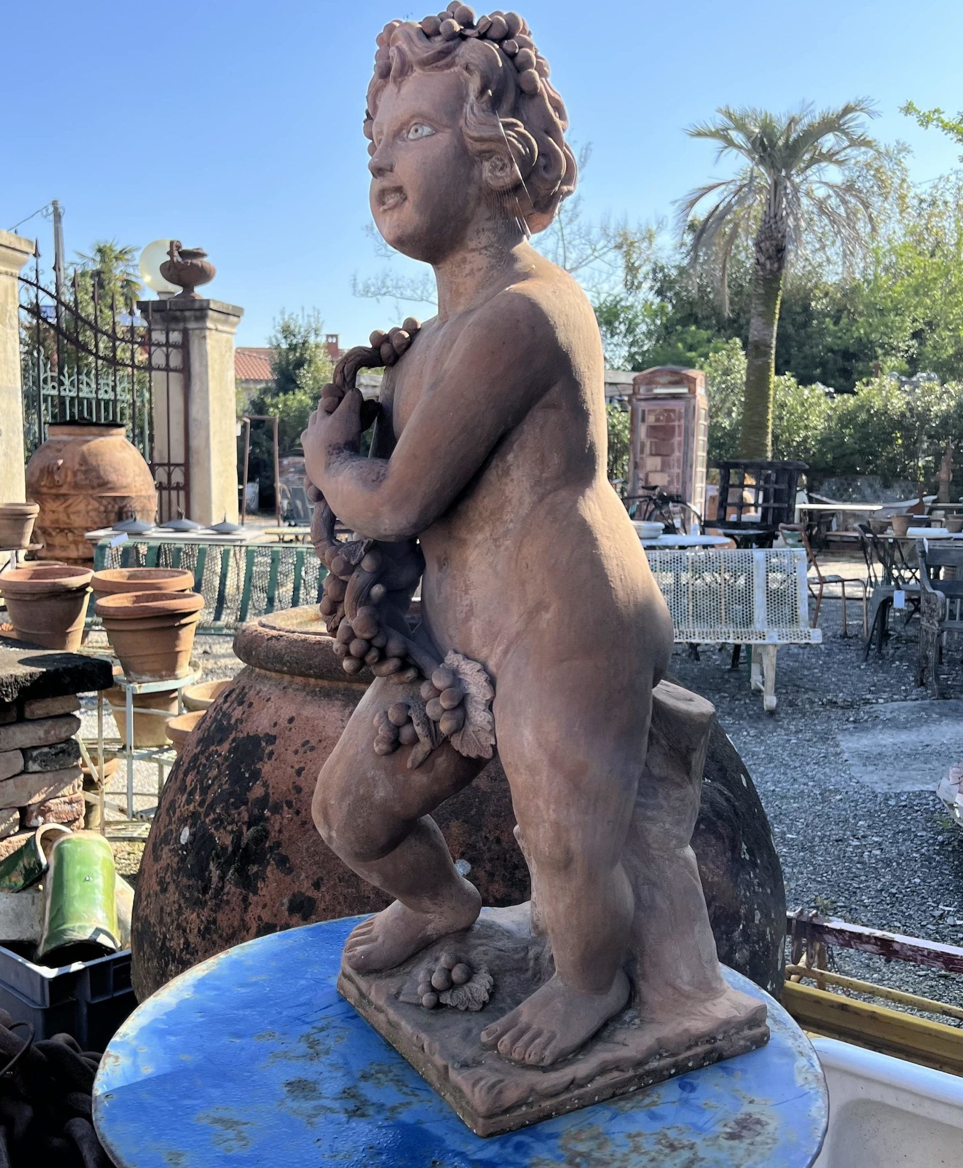 Antico putto in terracotta 