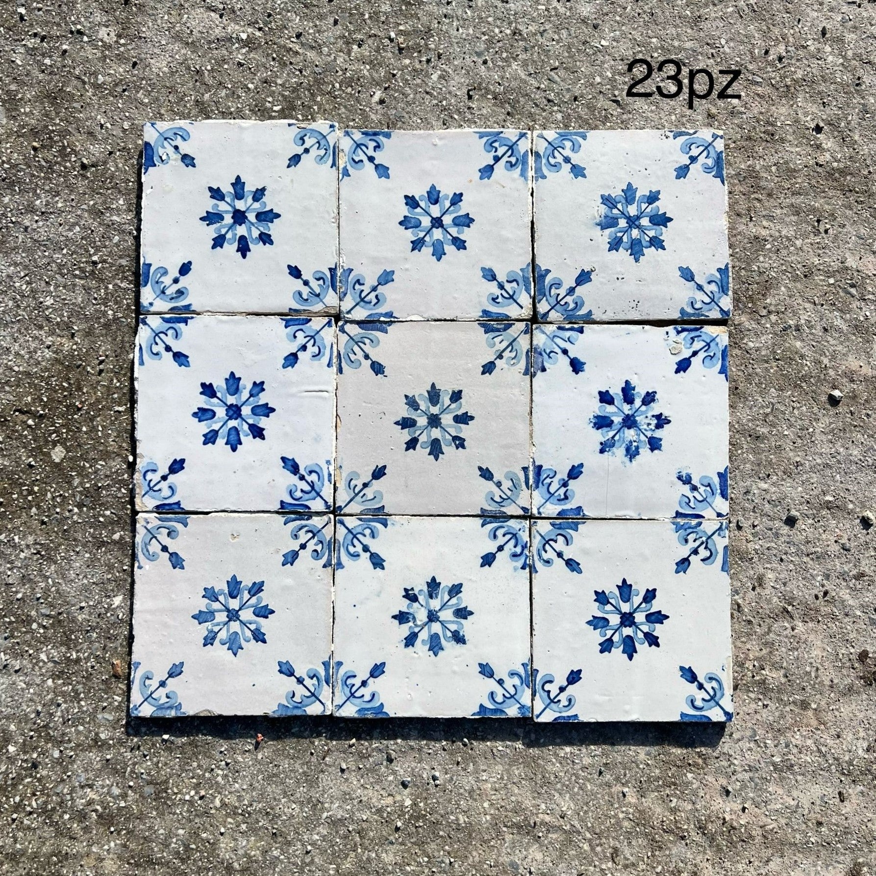 azulejos antiche bianche e blu