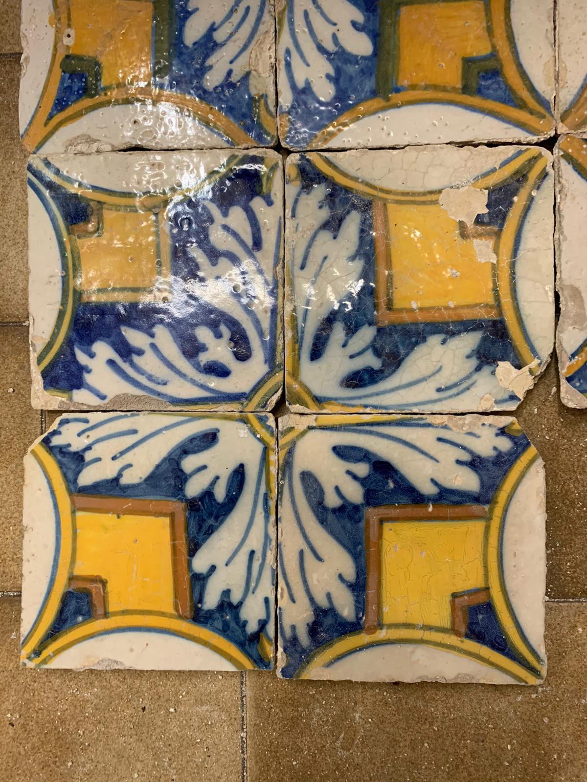 Azulejos gialle e blu