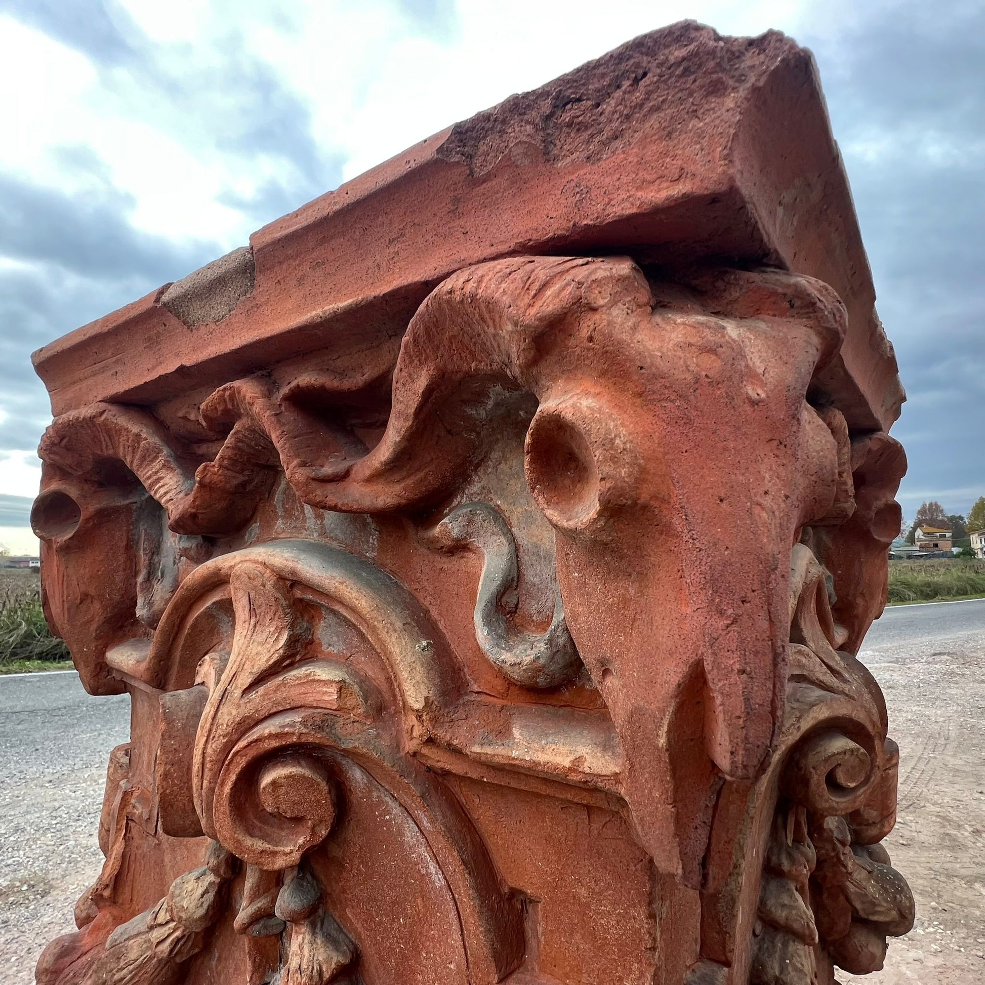 Basi in terracotta dettaglio 