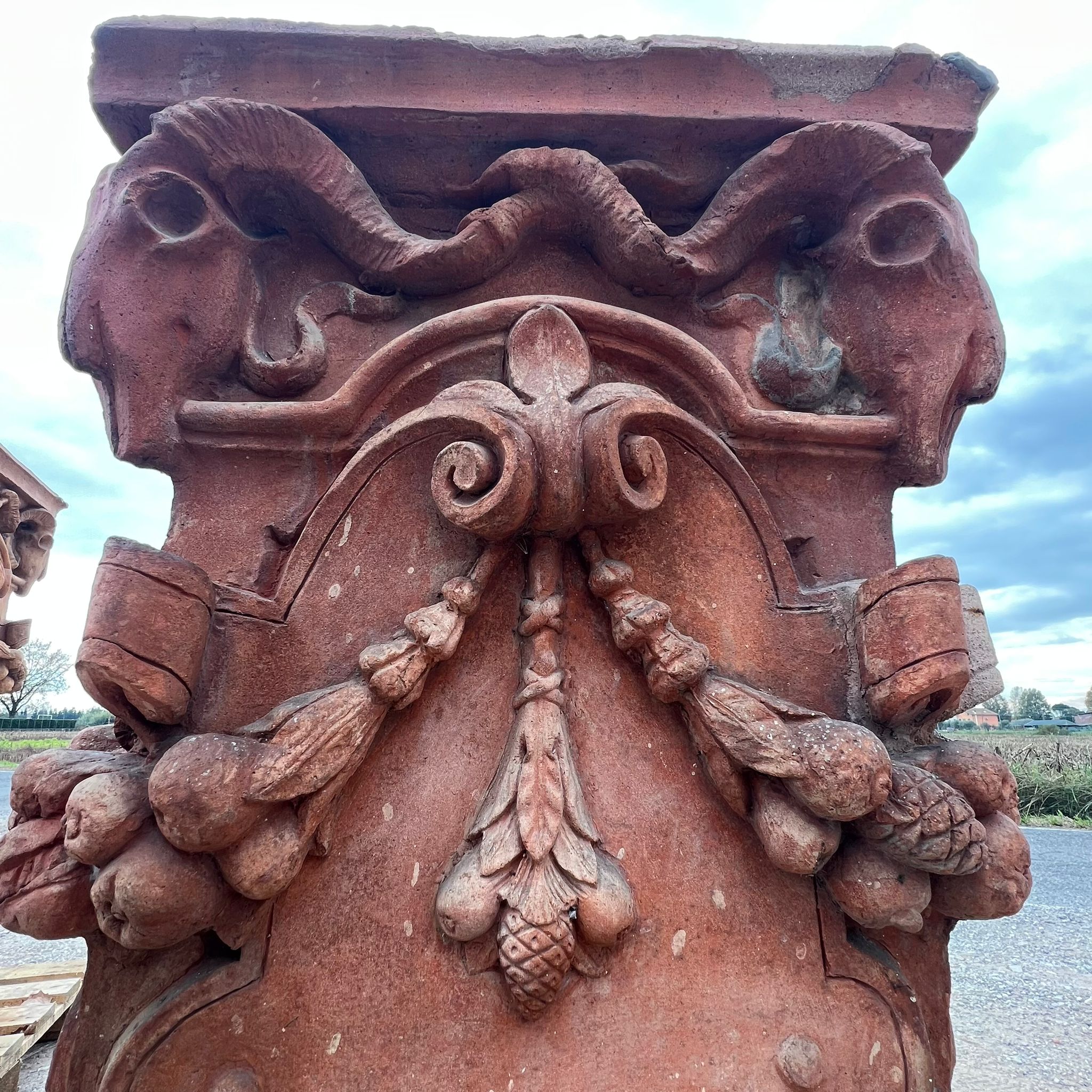 Basi in terracotta antiche 