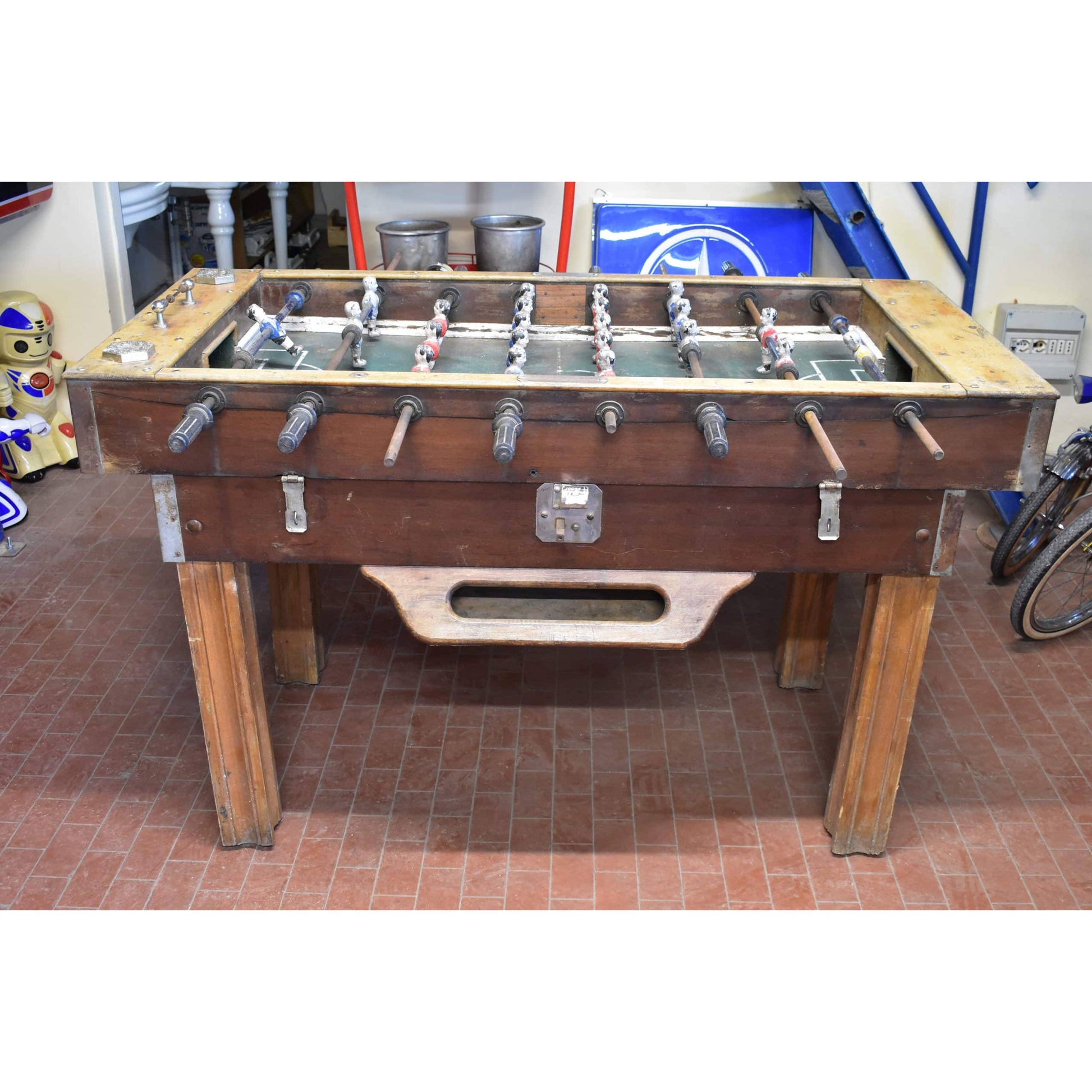 Biliardino vintage in legno 