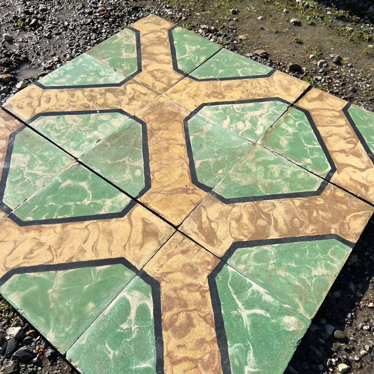 Cementine marmorizzate antiche 