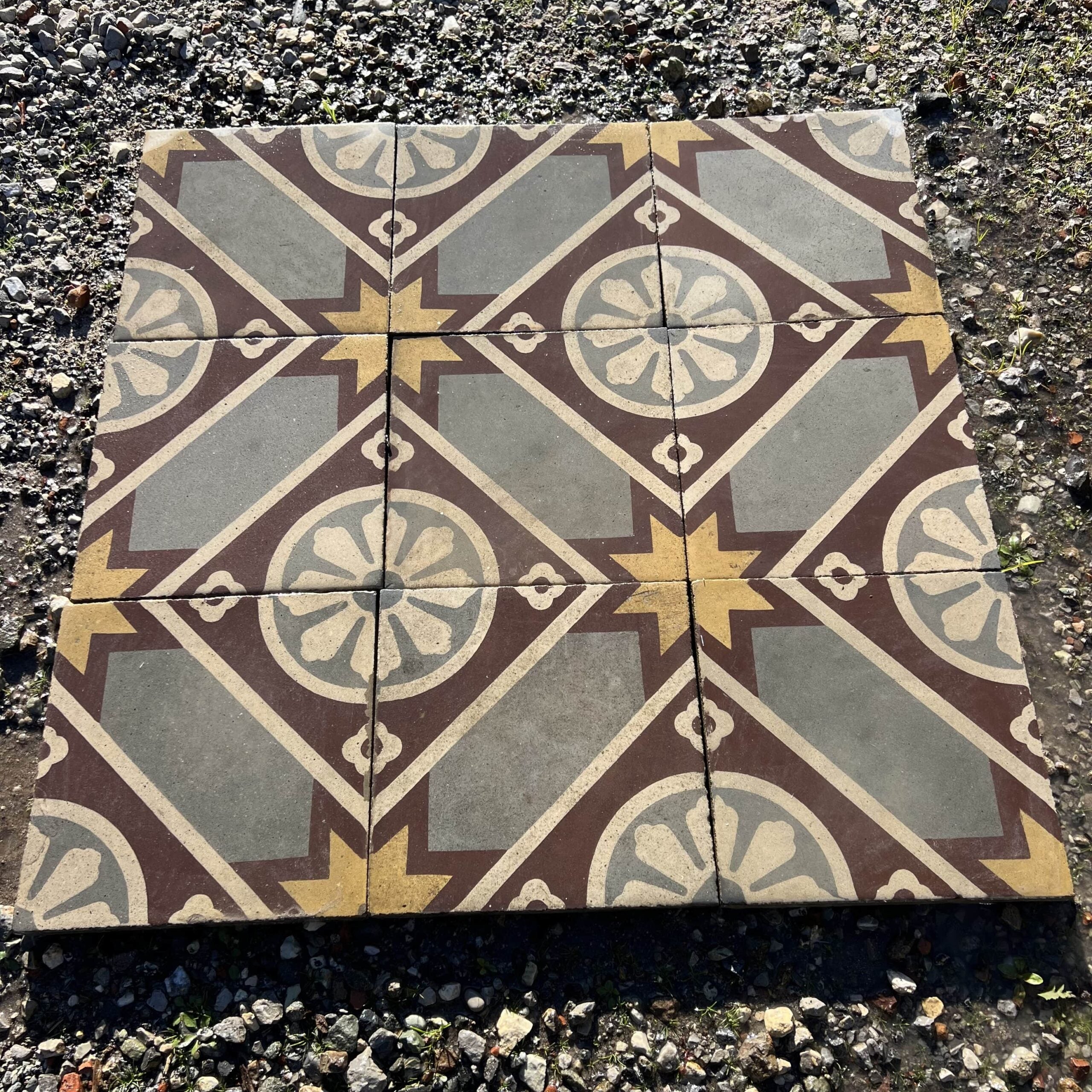 Cementine semplici decorate 