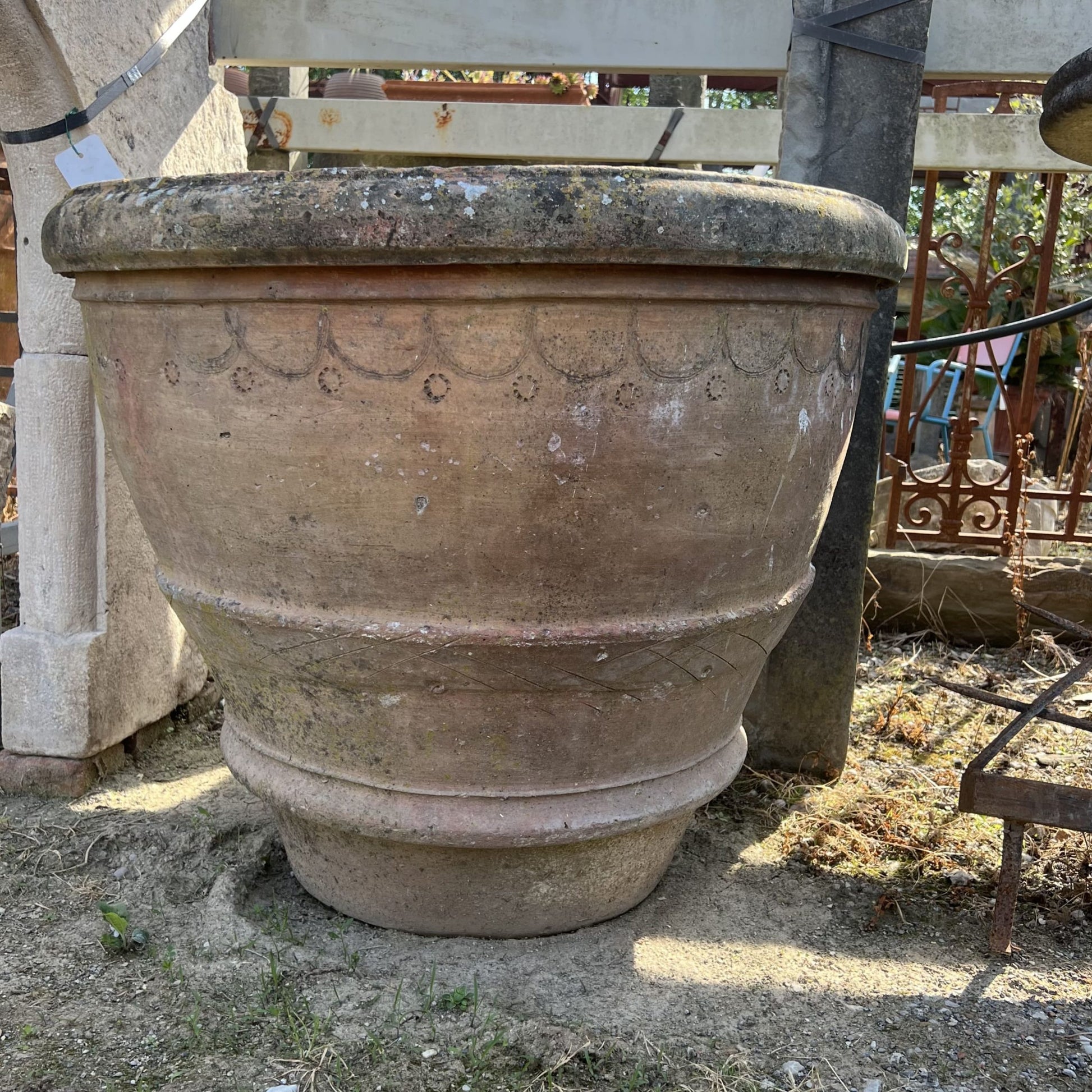Conca in terracotta semplice 