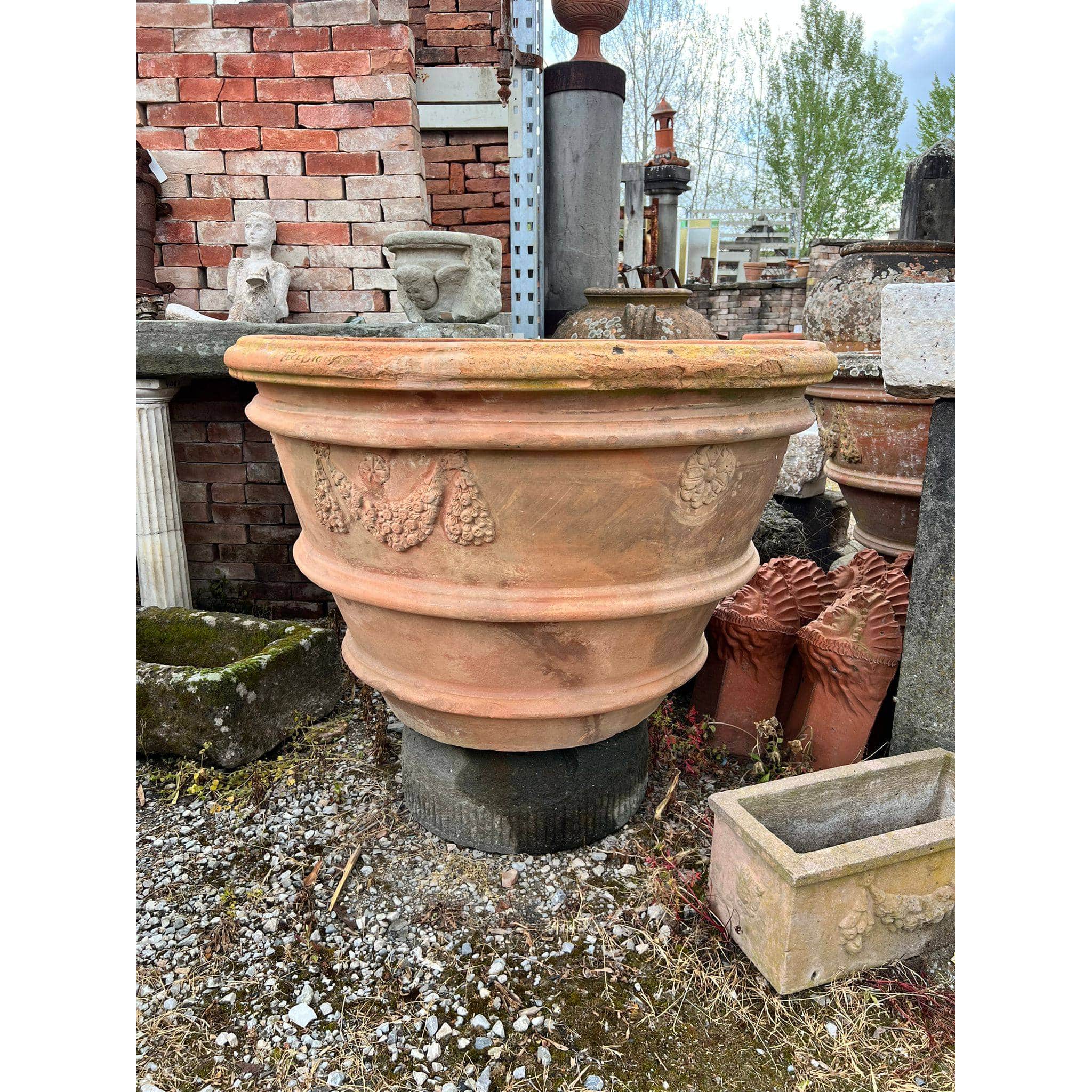 conca terracotta festonata 
