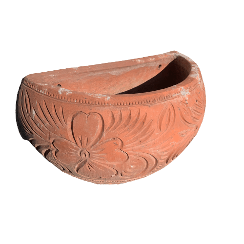 Coppia di vasi in terracotta