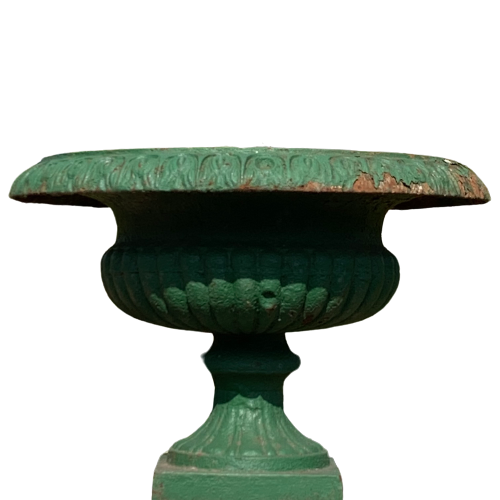 Coppia di vasi verdi 