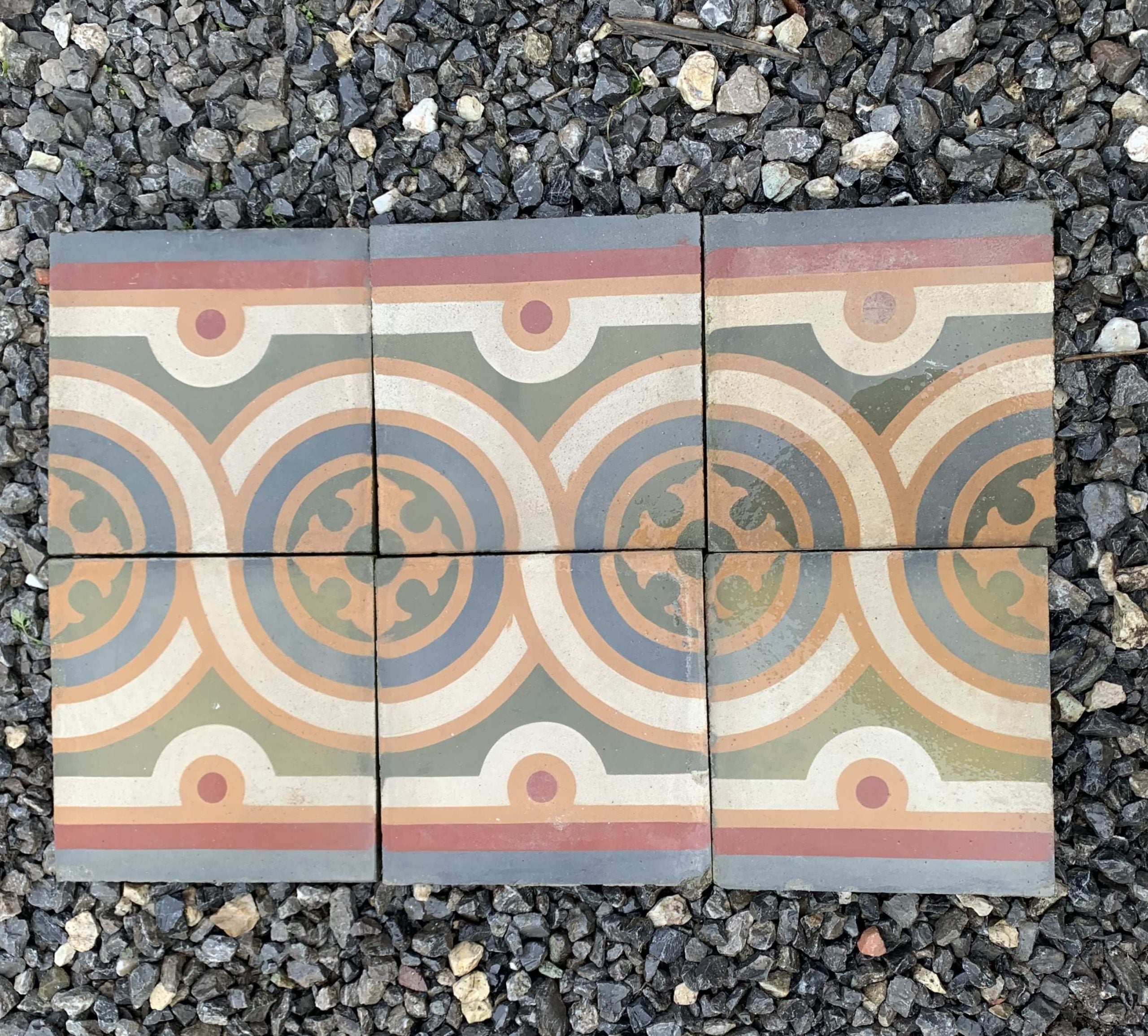 Cornice doppia in cementina 