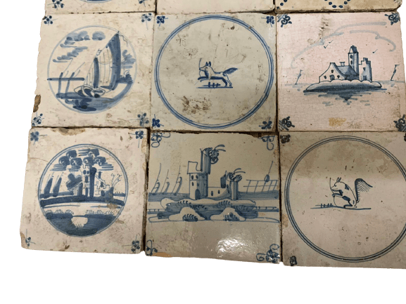 Dettagli azulejos blu