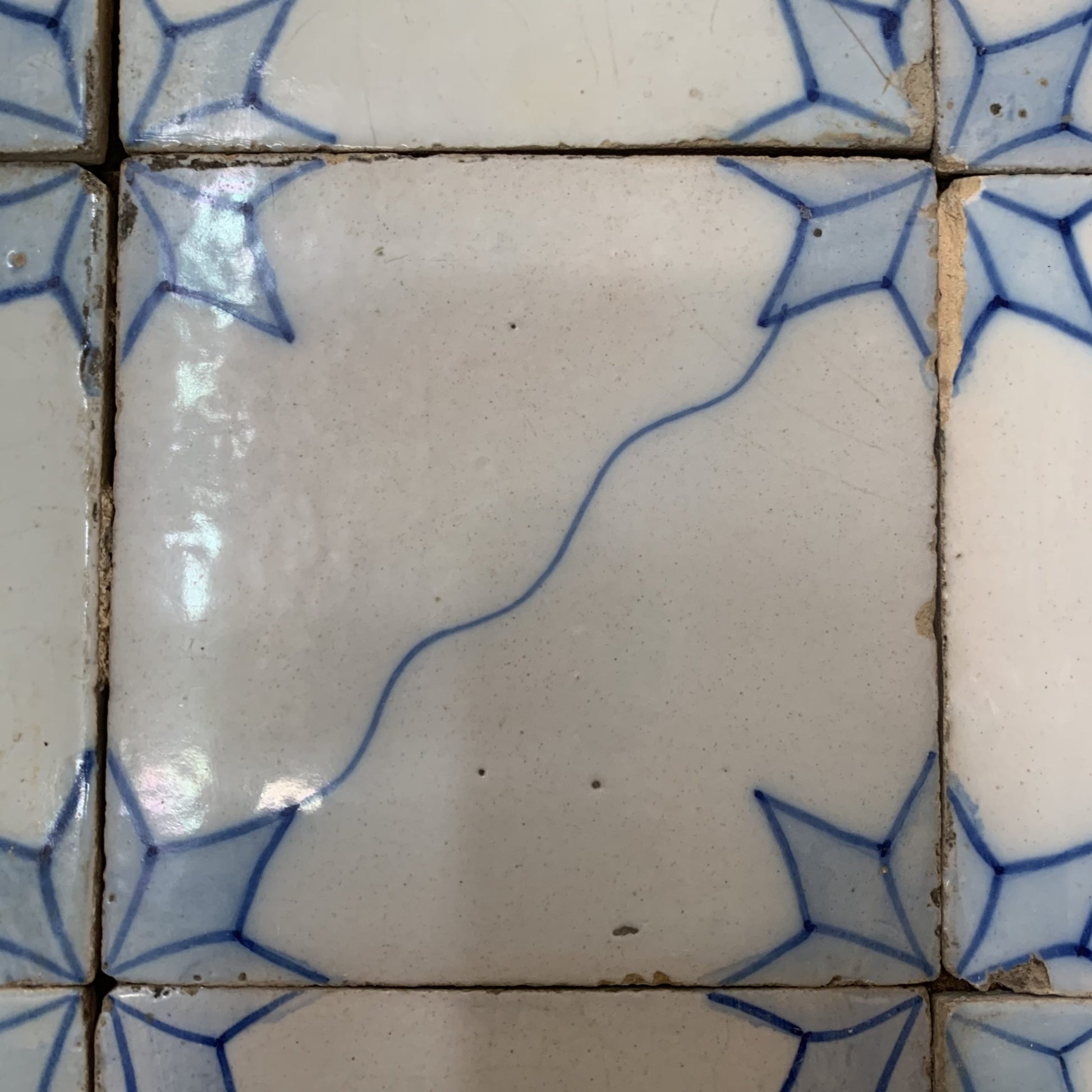 Dettagli celesti azulejos 