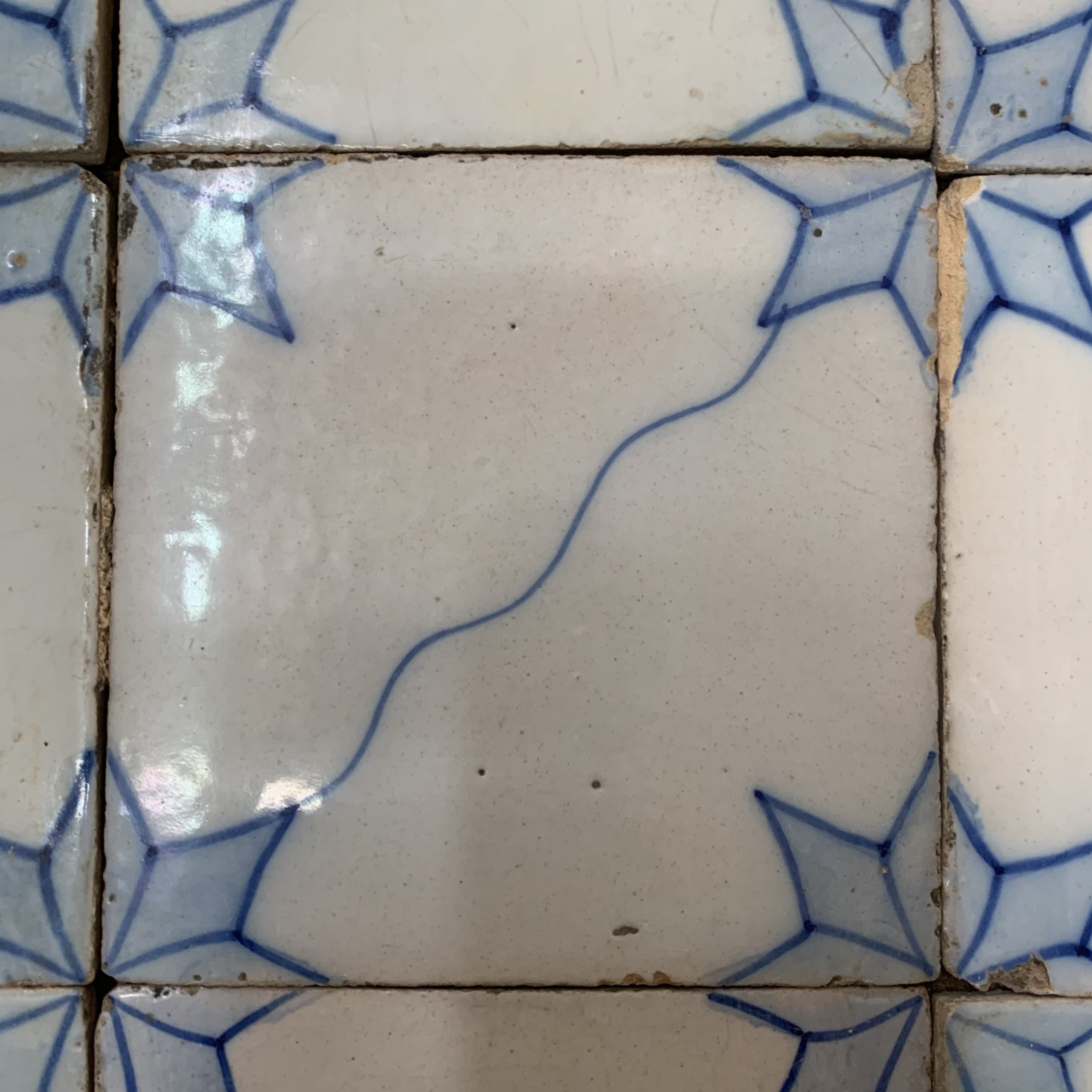 Dettagli celesti azulejos 