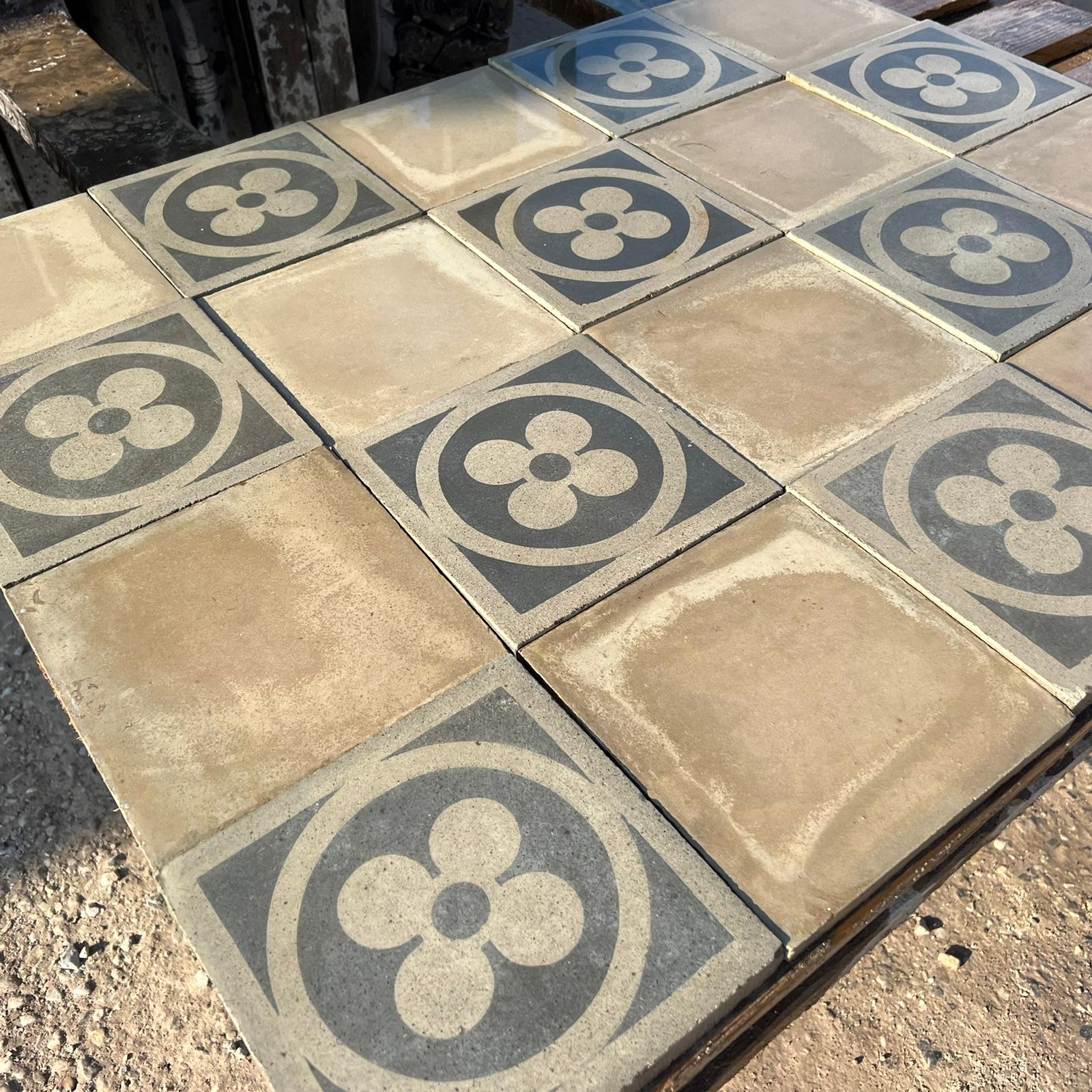 Dettagli cementine decorate 