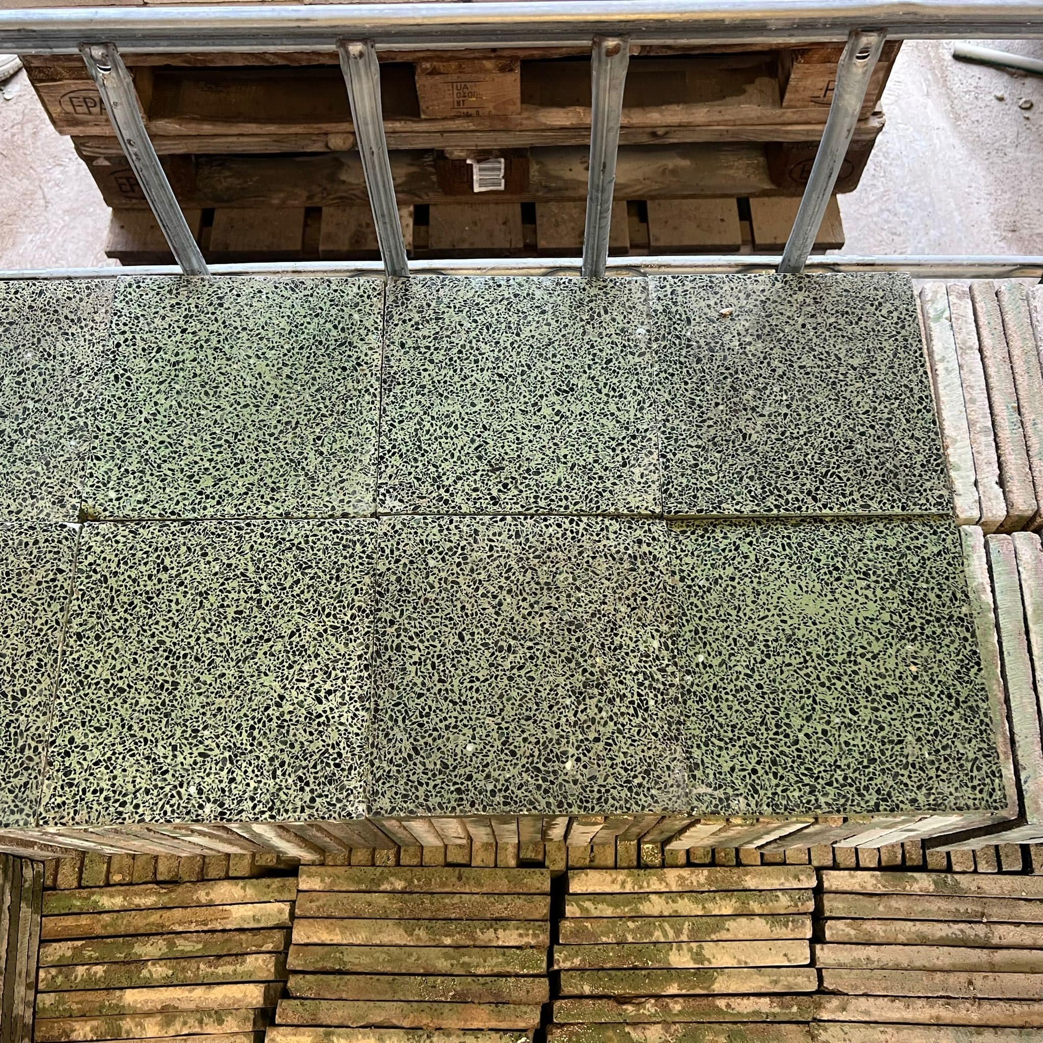 Dettagli graniglia verde 