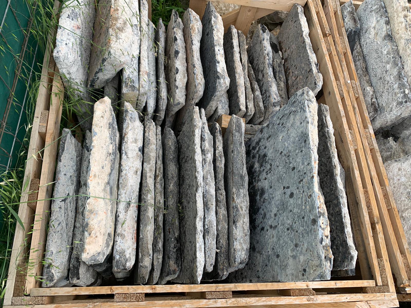 Dettagli lastricato pietra 