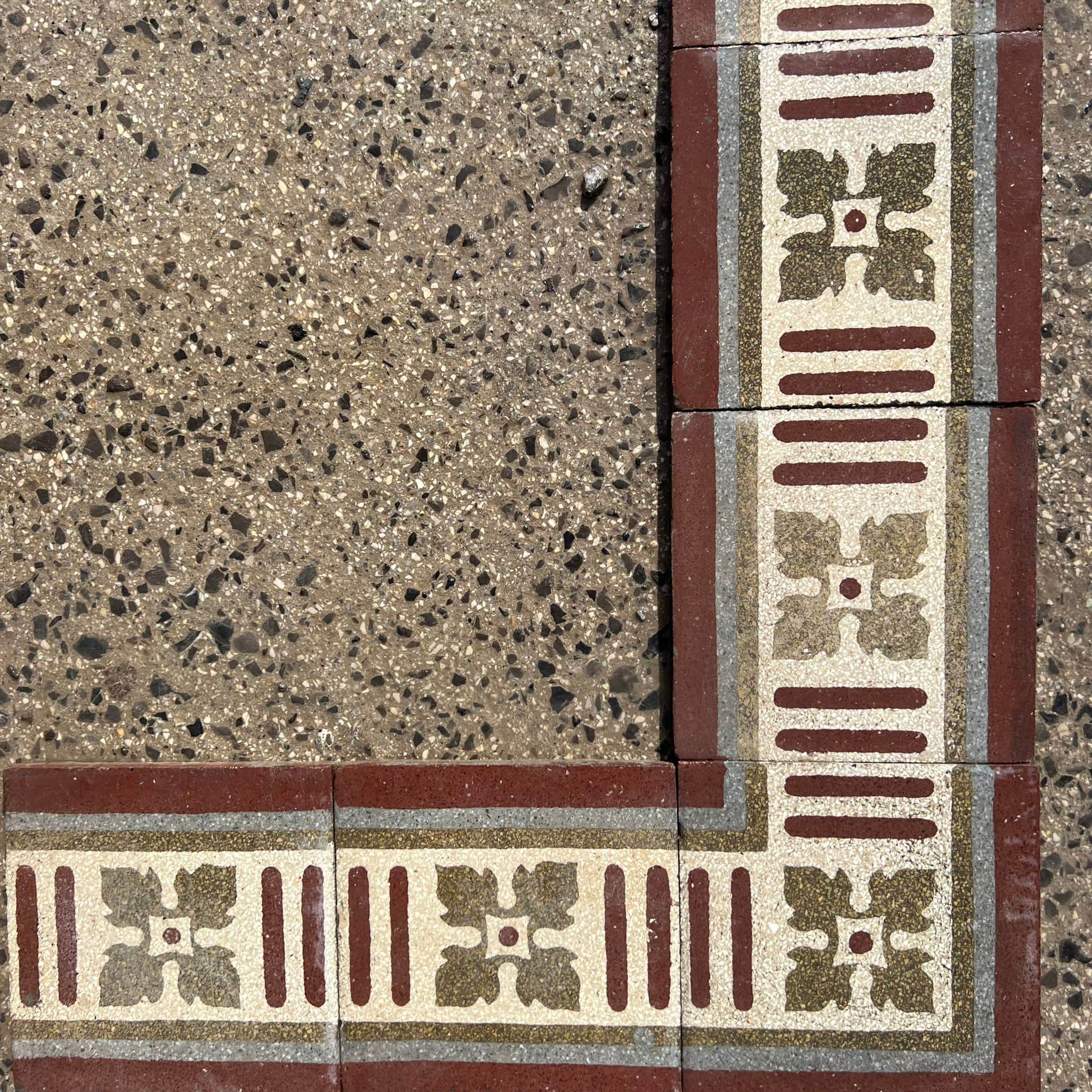 Dettaglio bordo in graniglia 