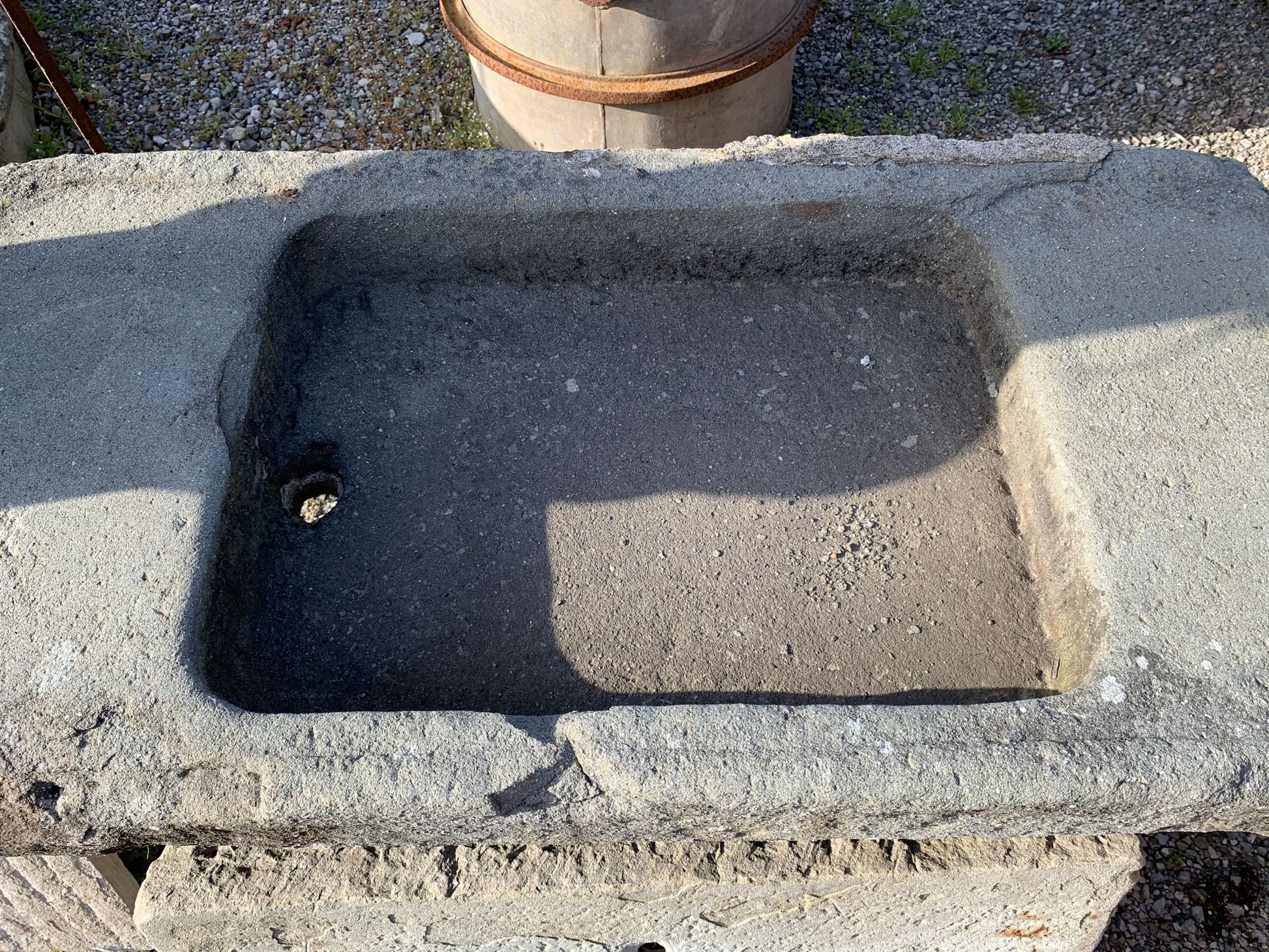 Dettaglio buca lavandino
