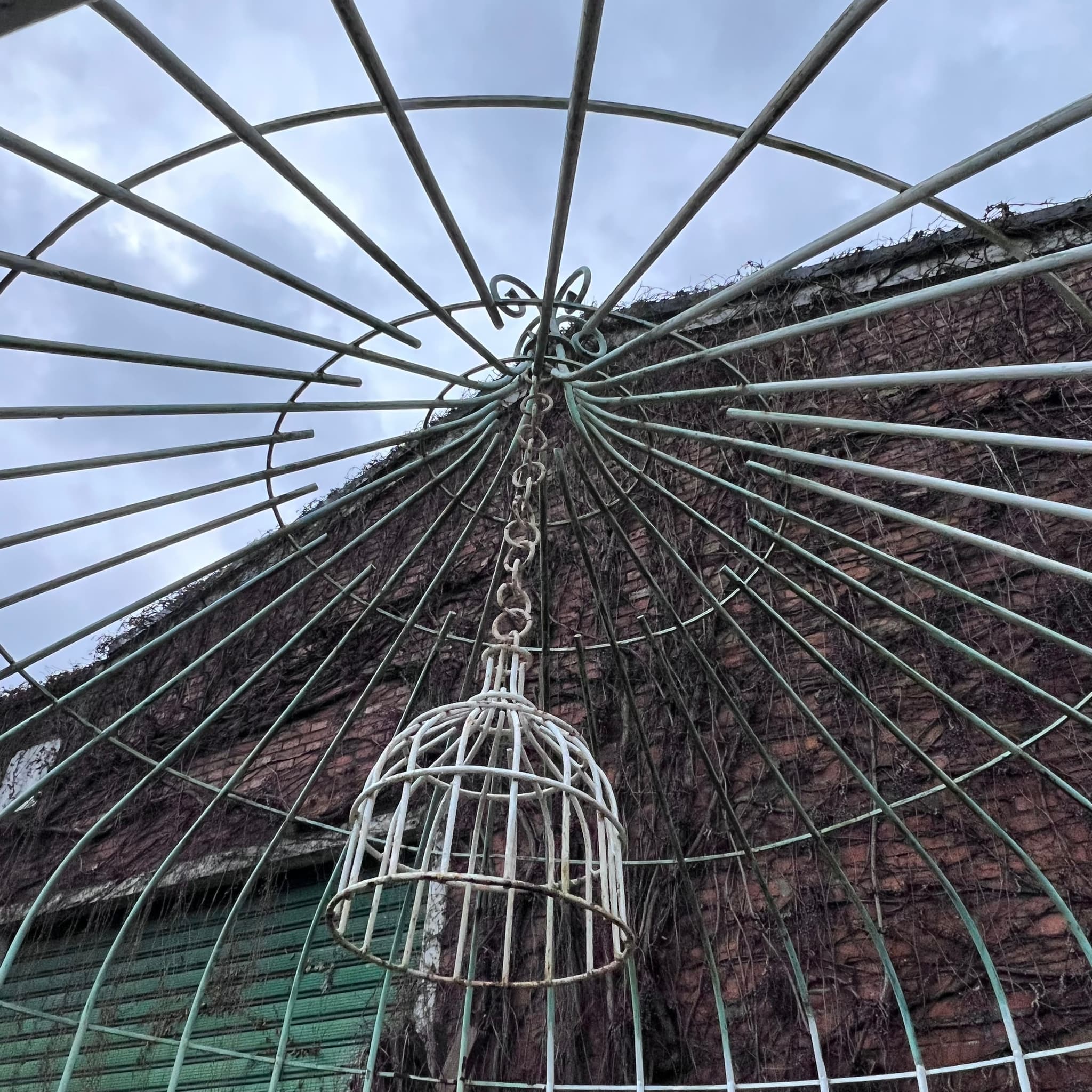 Dettaglio gazebo di ferro 