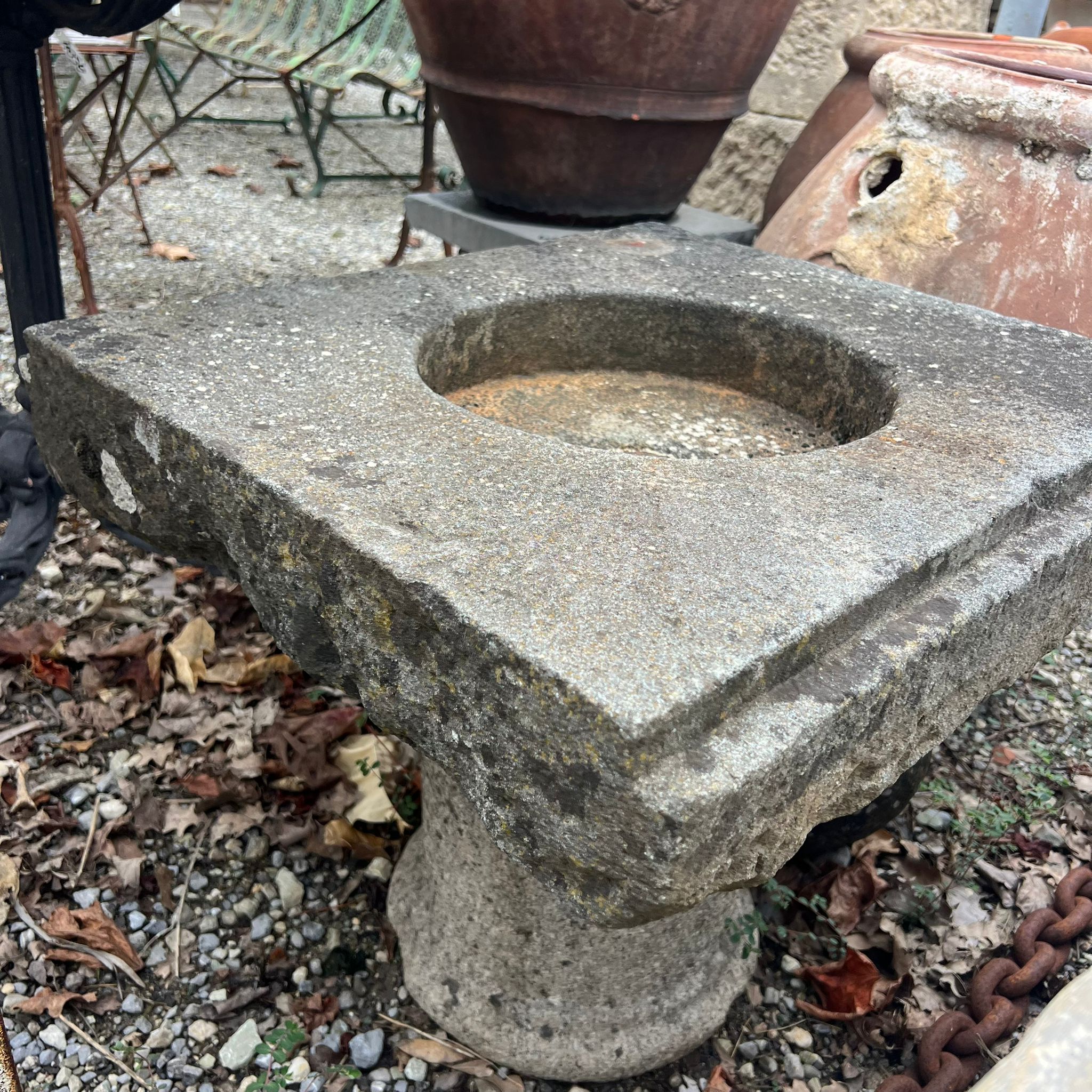 Dettaglio lavandino-di-pietra