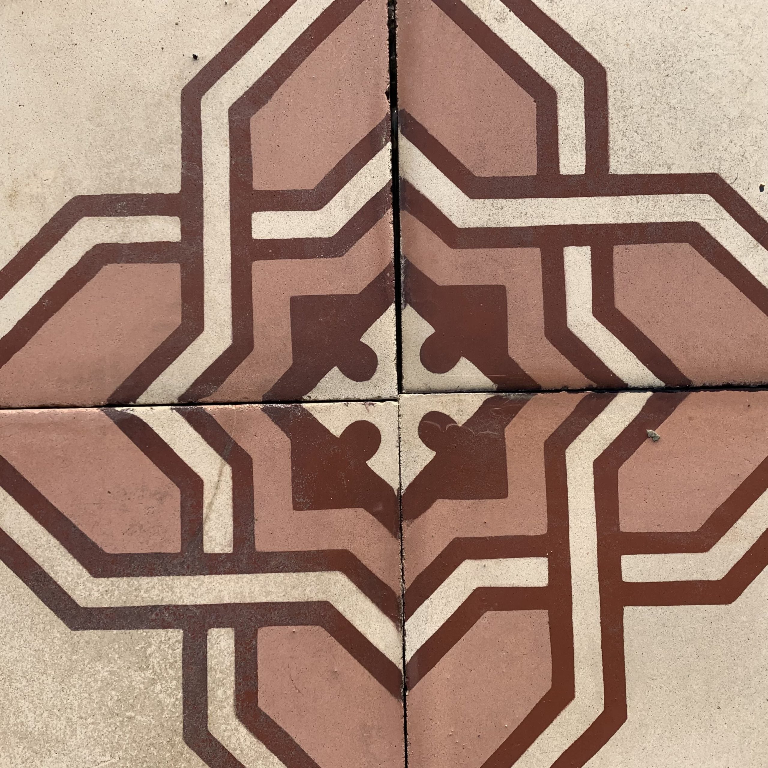 Dettaglio pavimento in cementina 