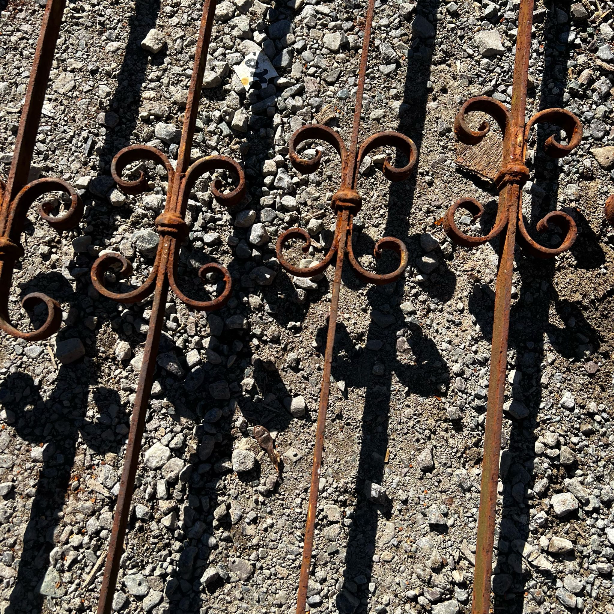 Dettaglio ringhiera di ferro 