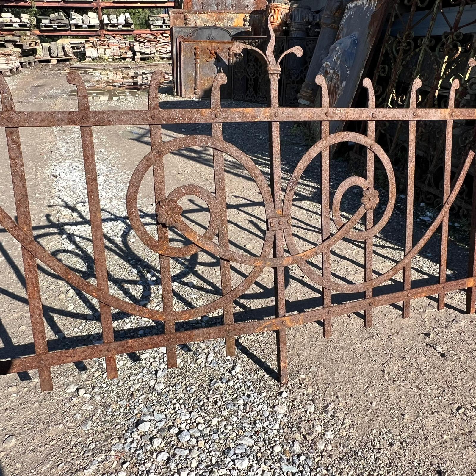 Dettaglio ringhiera in ferro usato