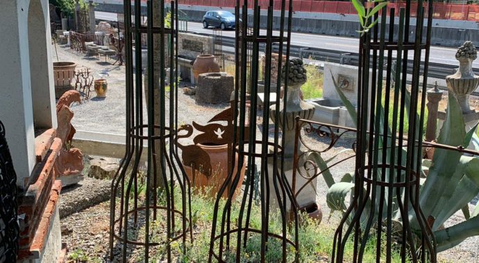 Dettaglio struttura in ferro
